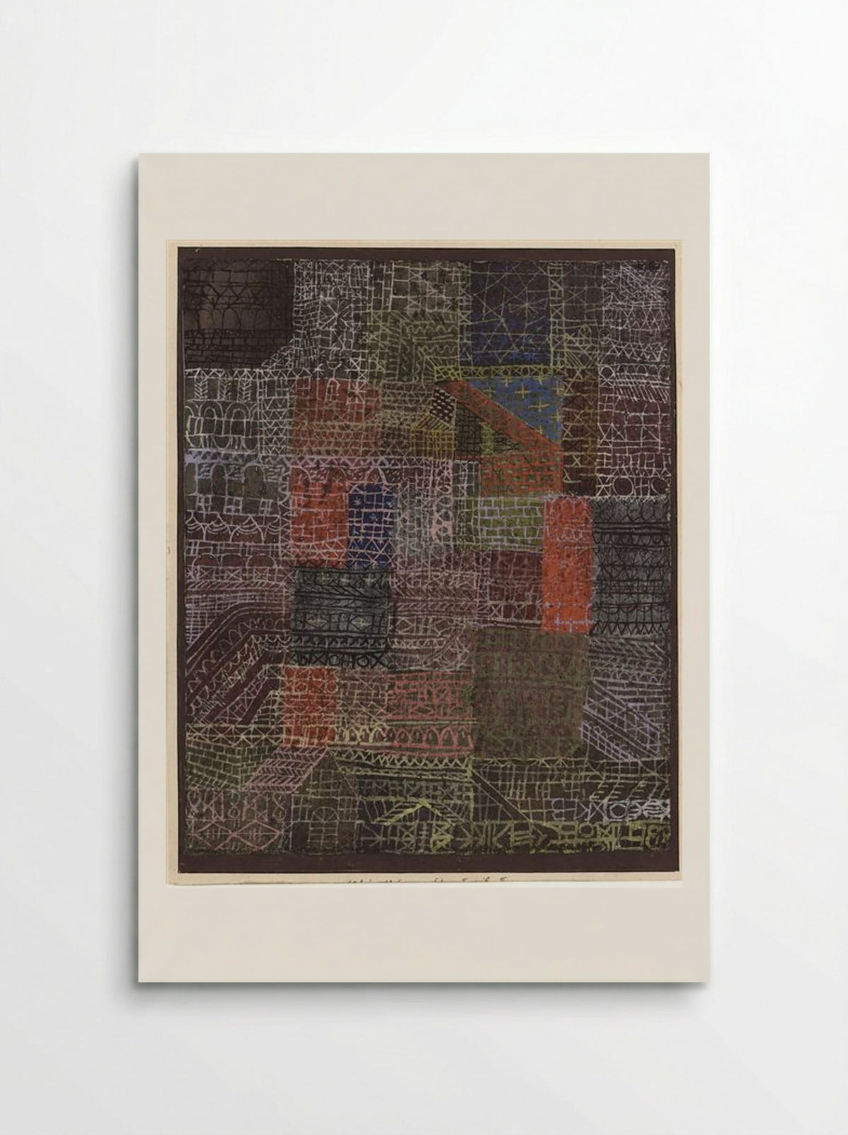 Structural II - Paul Klee - Poster