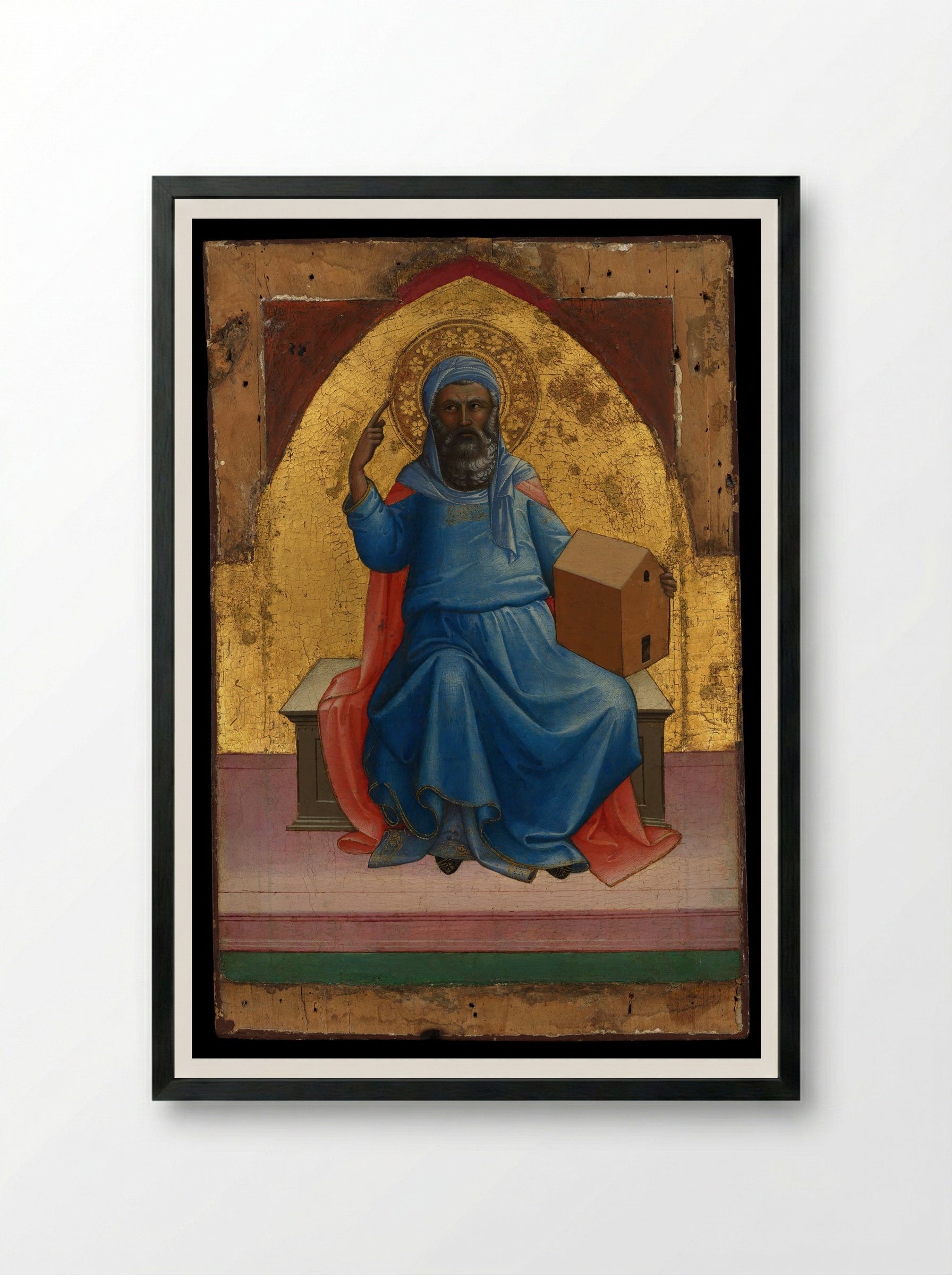 Noah - Lorenzo Monaco - Framed Print Black