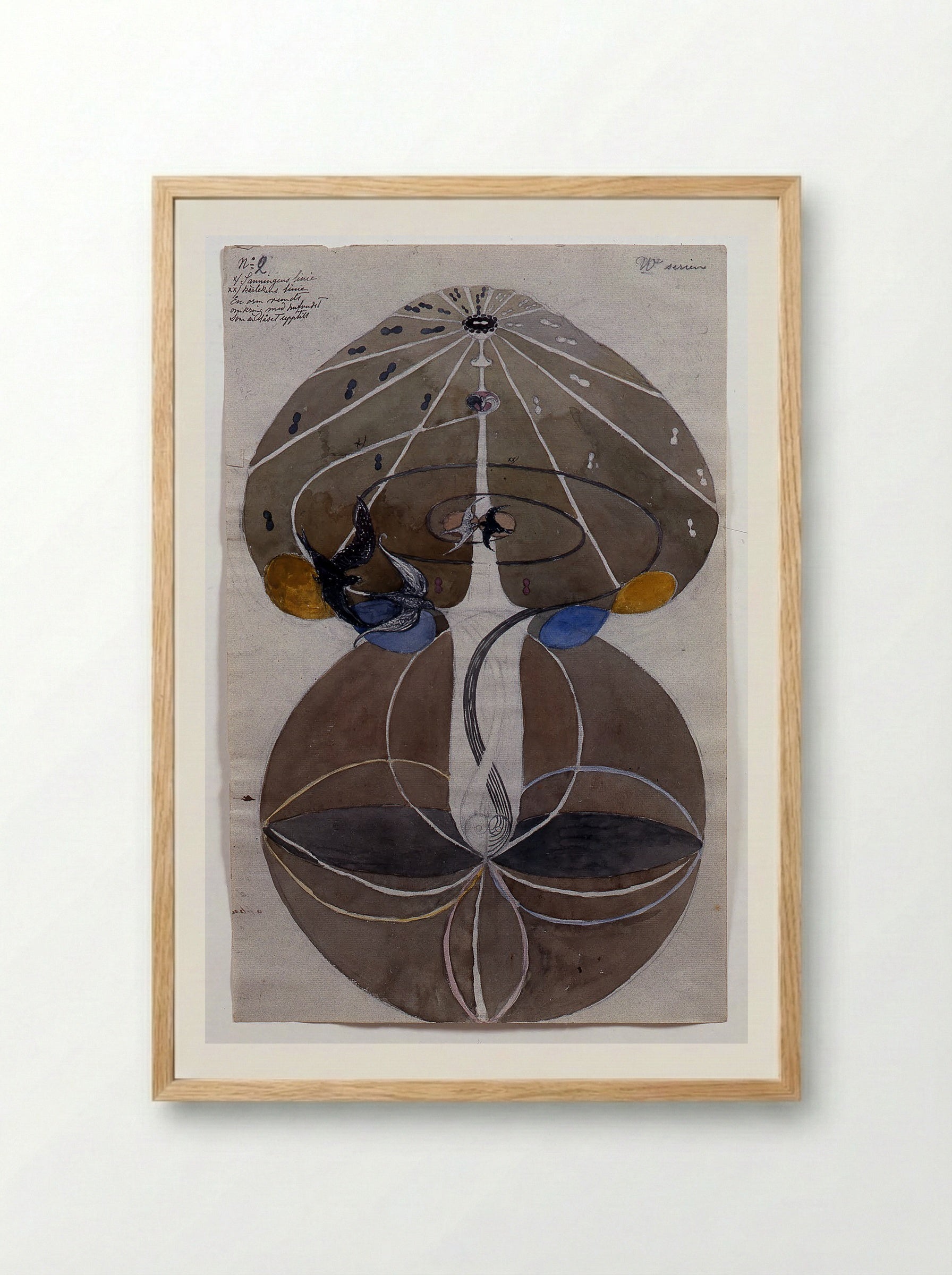 Tree of Knowledge No. 2 - Hilma af Klint - Framed Print Wood