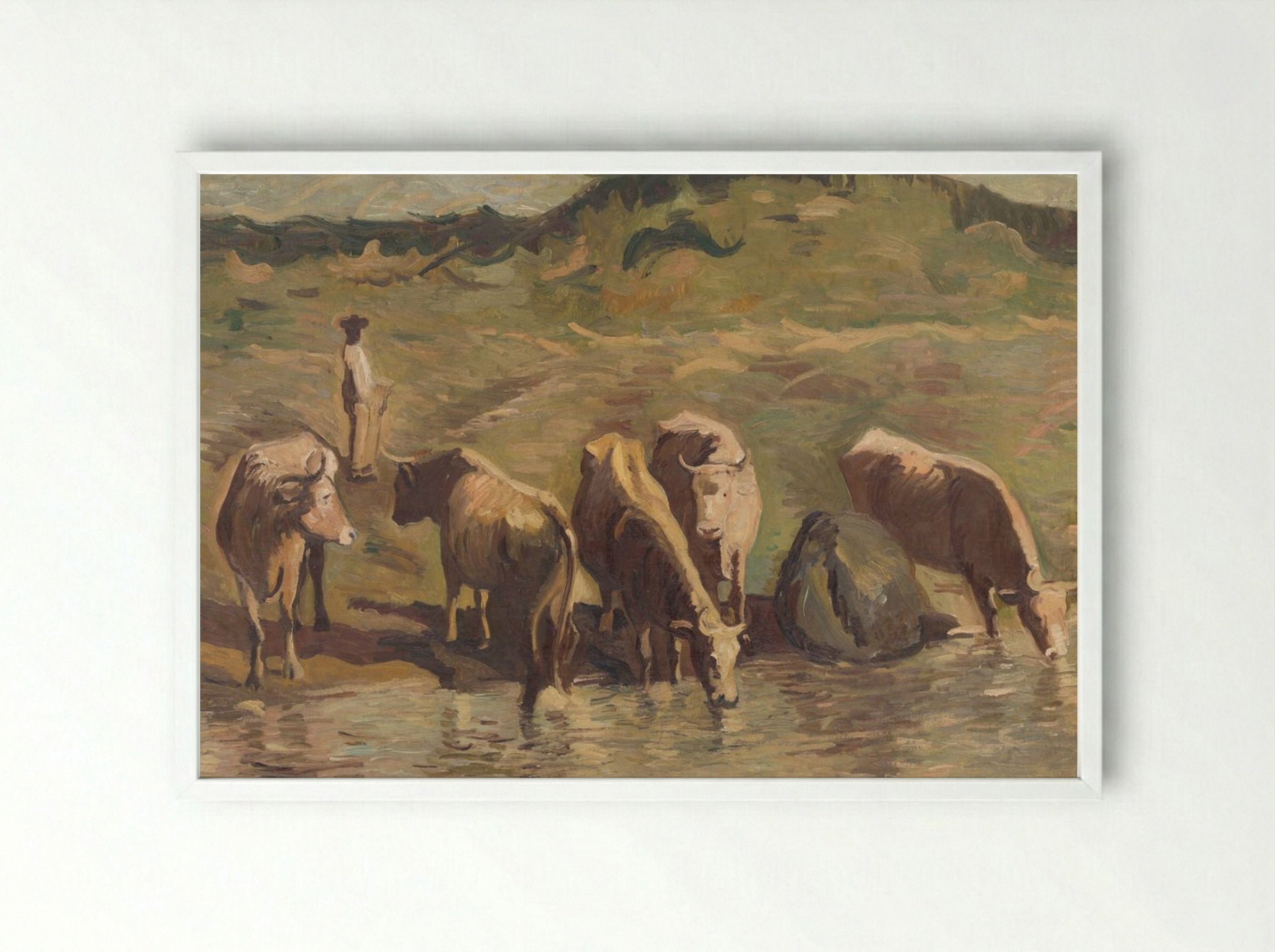 Summer - Cyprián Majerník - Framed Print White