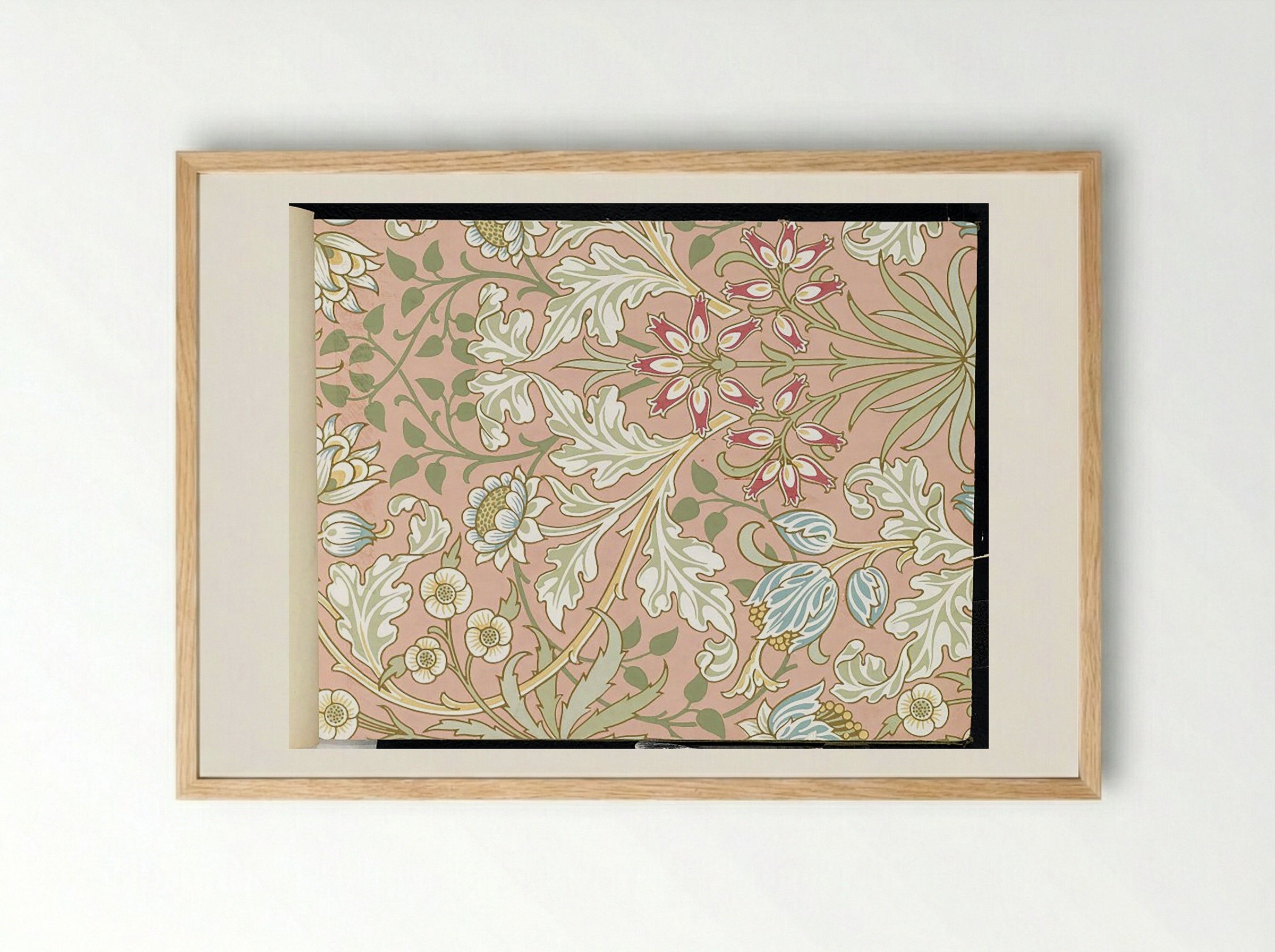Hyacinth, Pattern No. 480 - Fine Art Print - Framed Print Wood