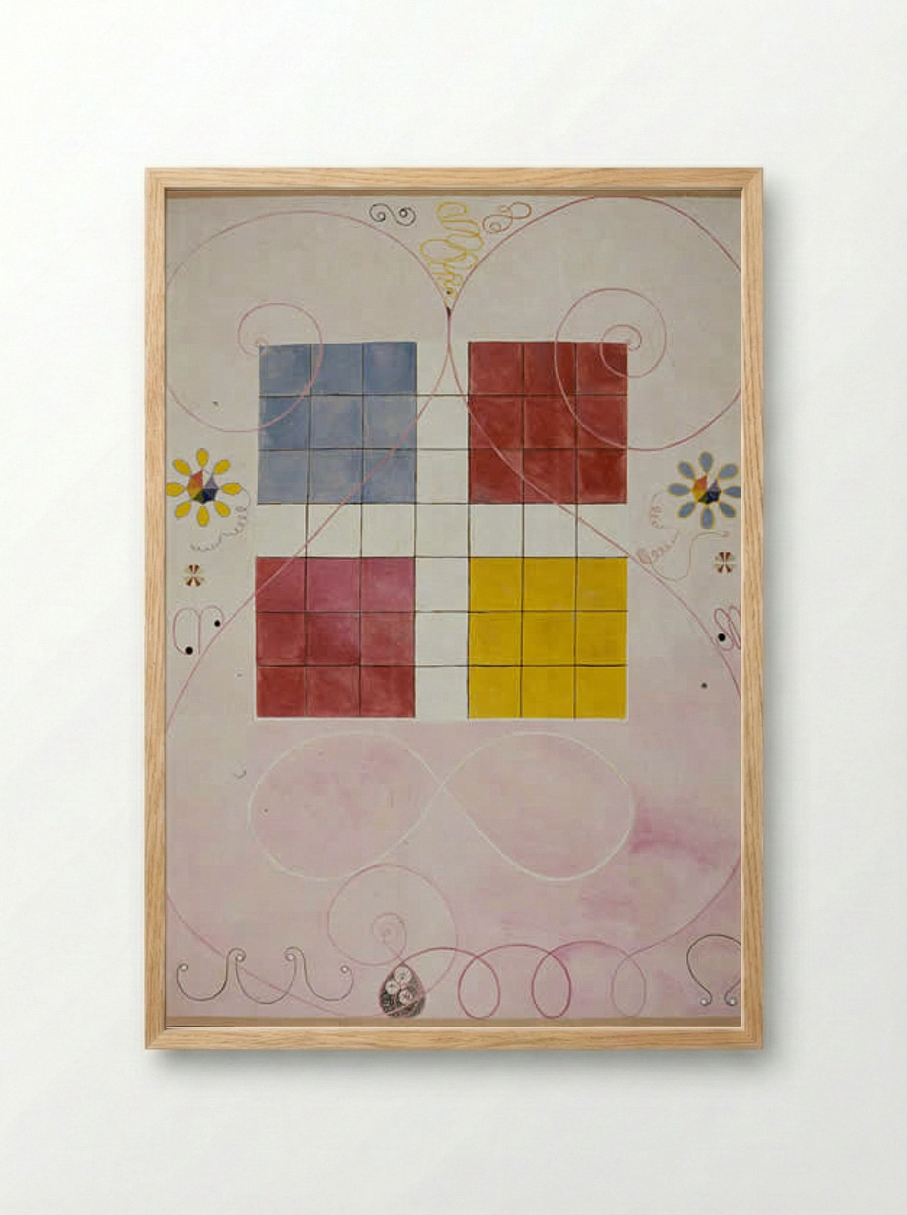 The Ten Largest, No. 10, Old Age - Hilma af Klint - Framed Print Wood
