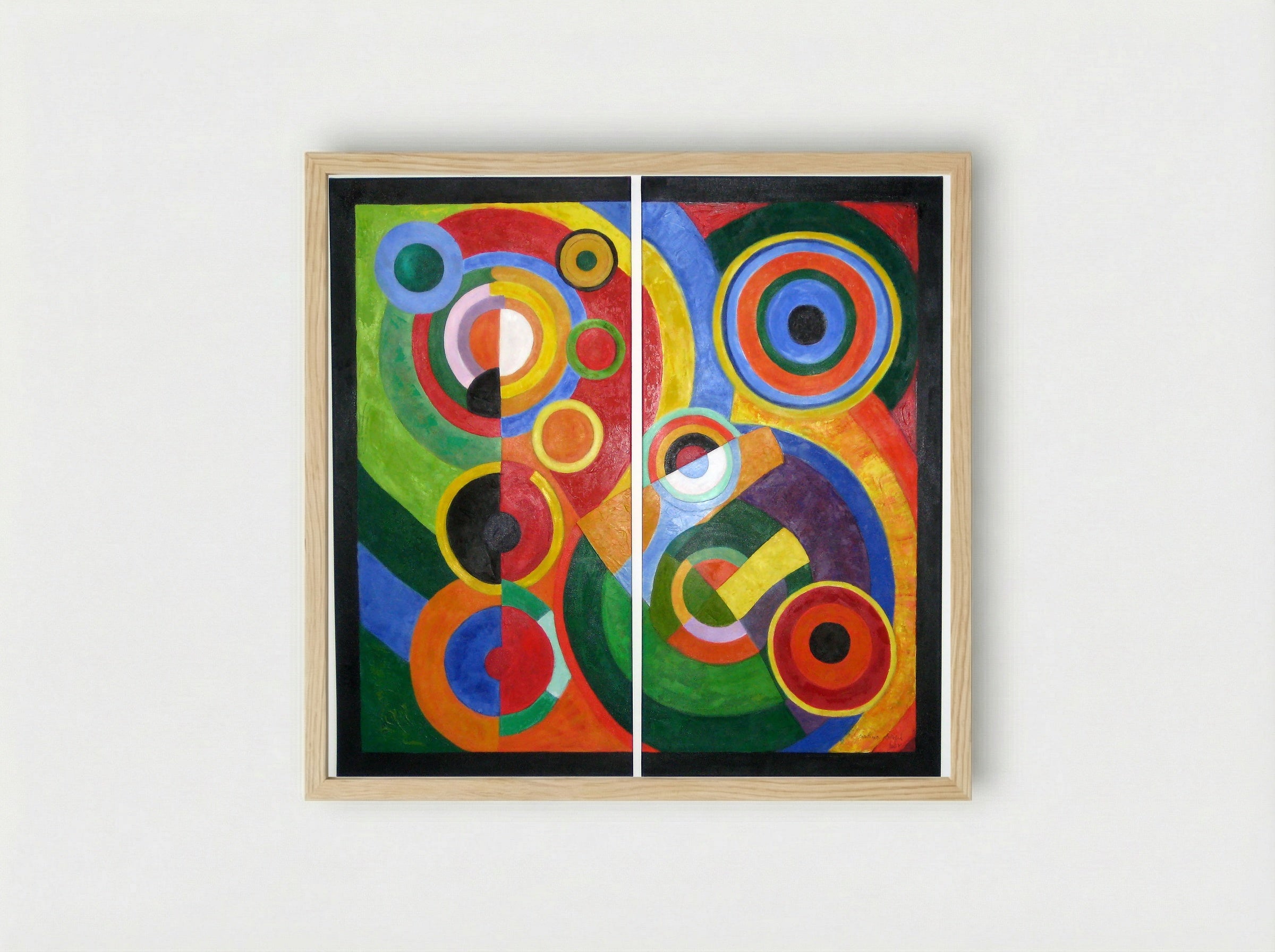 Rhythm - Robert Delaunay - Framed Print Wood