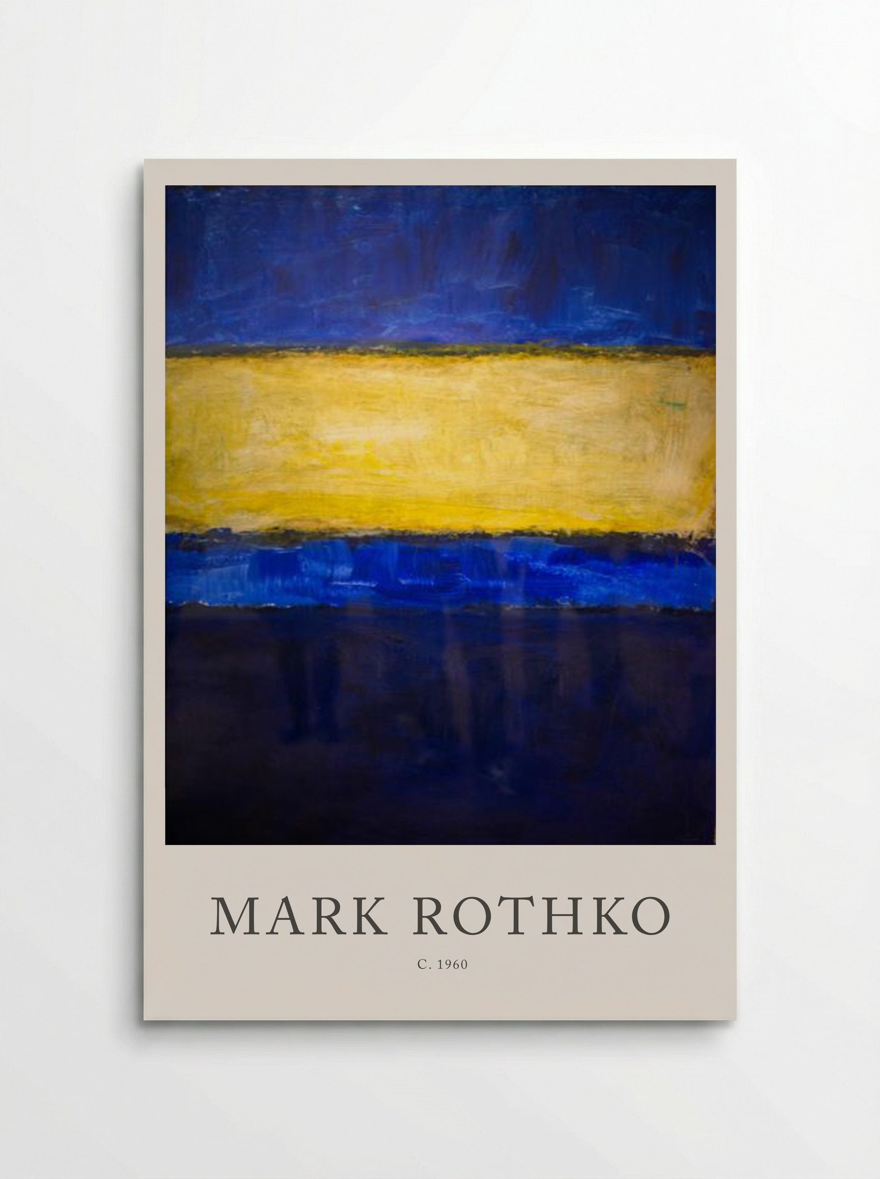 Untitled (Blue, Yellow, Blue) - Mark Rothko - Poster