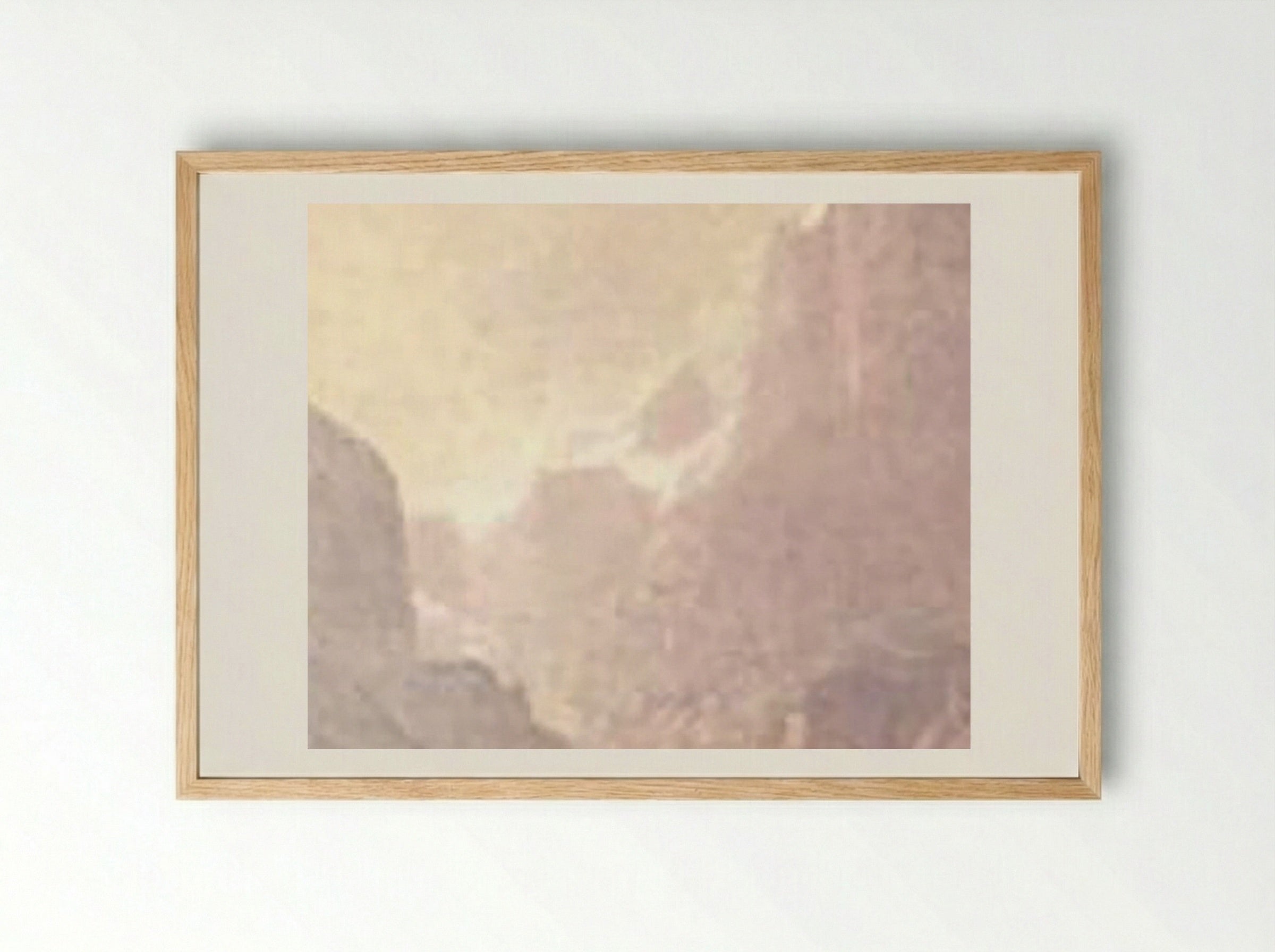 The Tahoe's Lake - Albert Bierstadt - Framed Print Wood