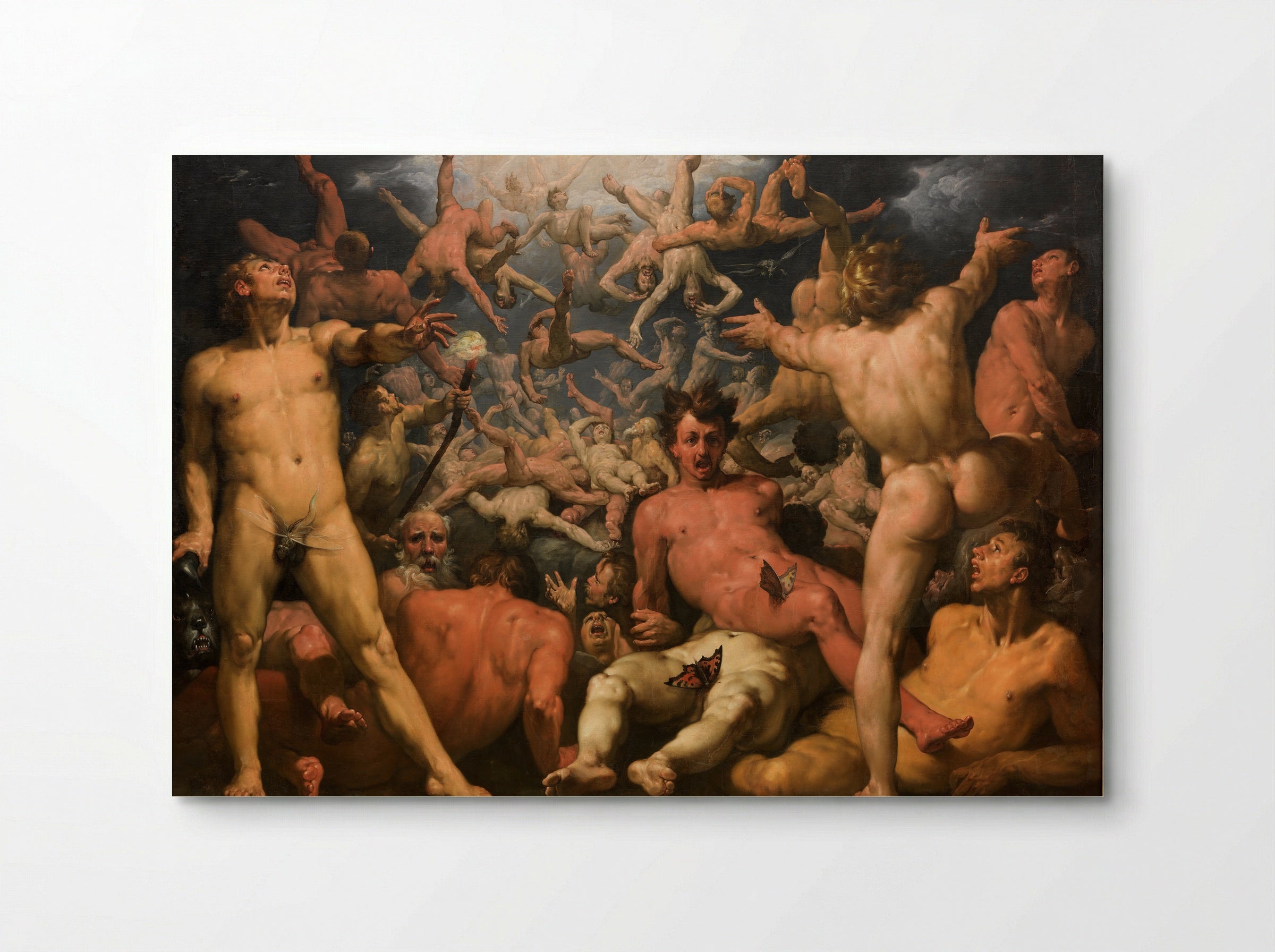 The Fall of the Titans - Cornelis Cornelisz. van Haarlem - Poster