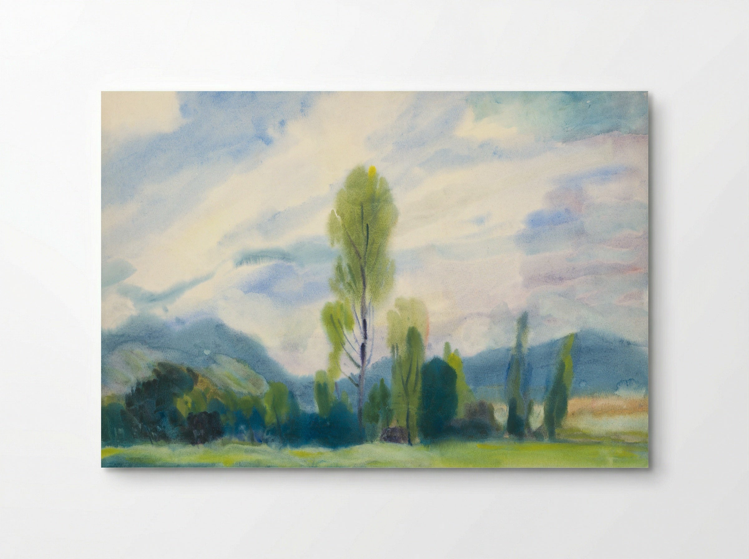 Landscape below the Low Tatras - Zolo Palugyay - Poster