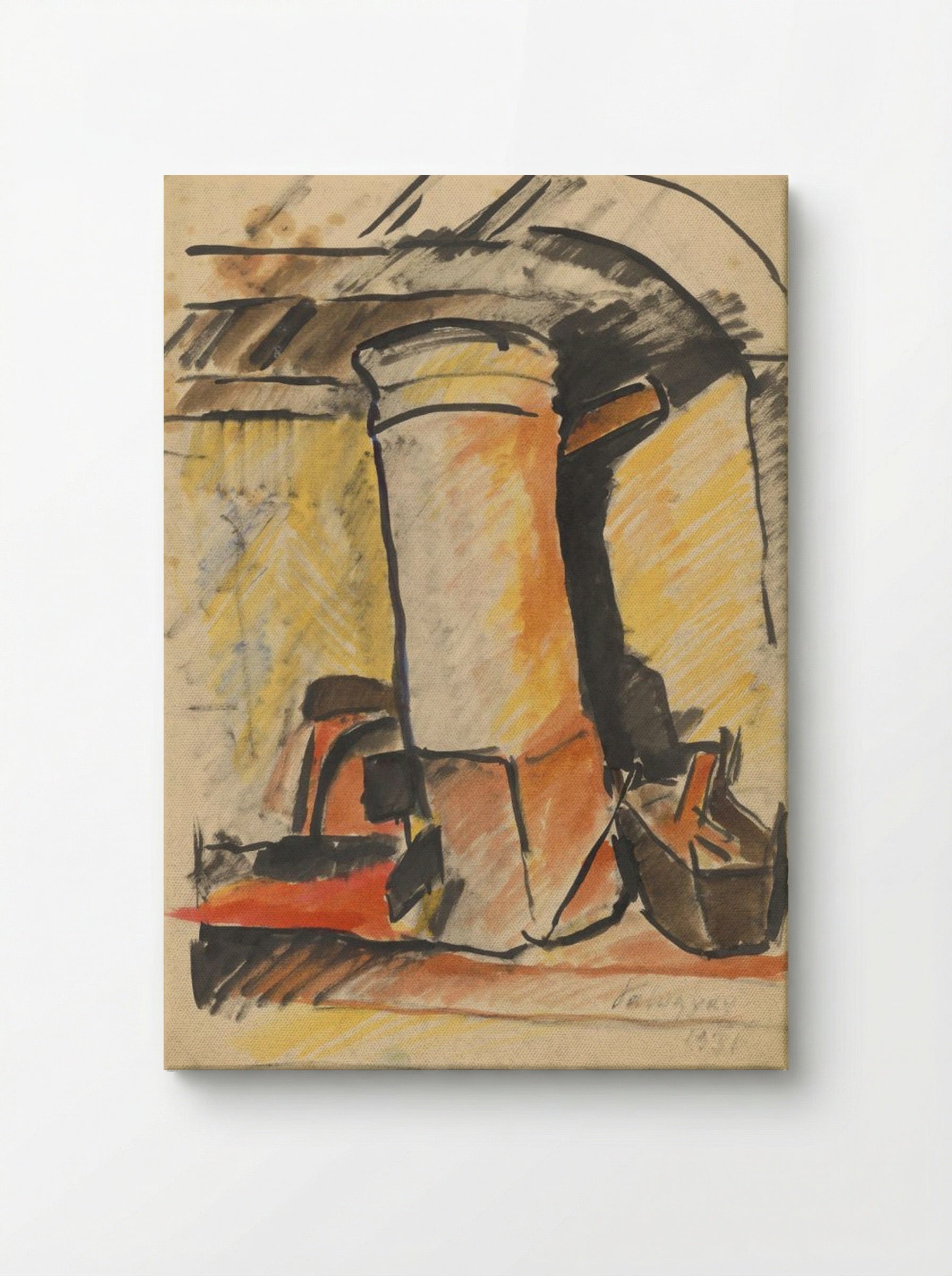 Study for a Still Life (Pitcher and Vessels) - Zolo Palugyay - Canvas