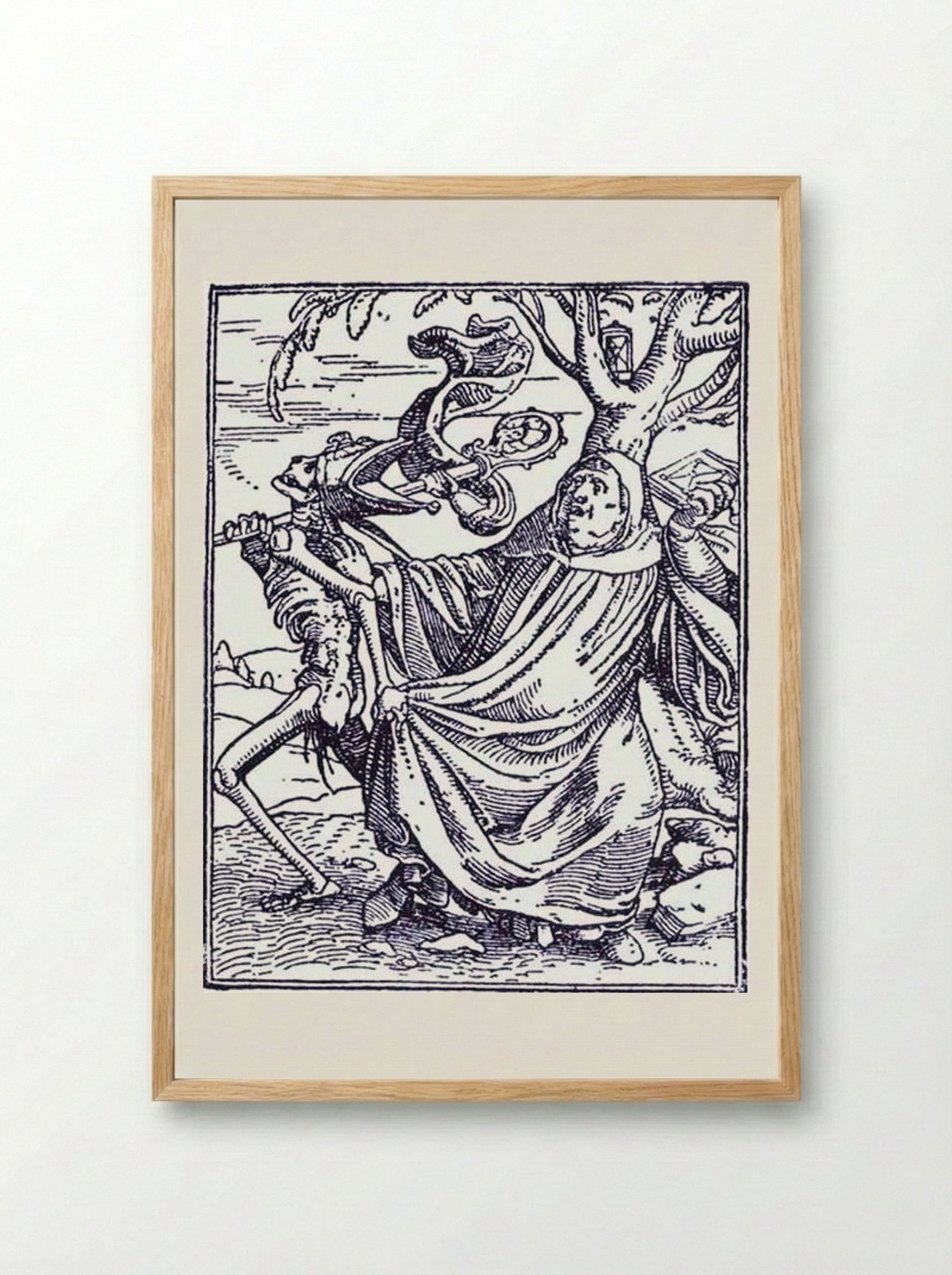 The Abbot - Hans Holbein the Younger - Framed Print Wood
