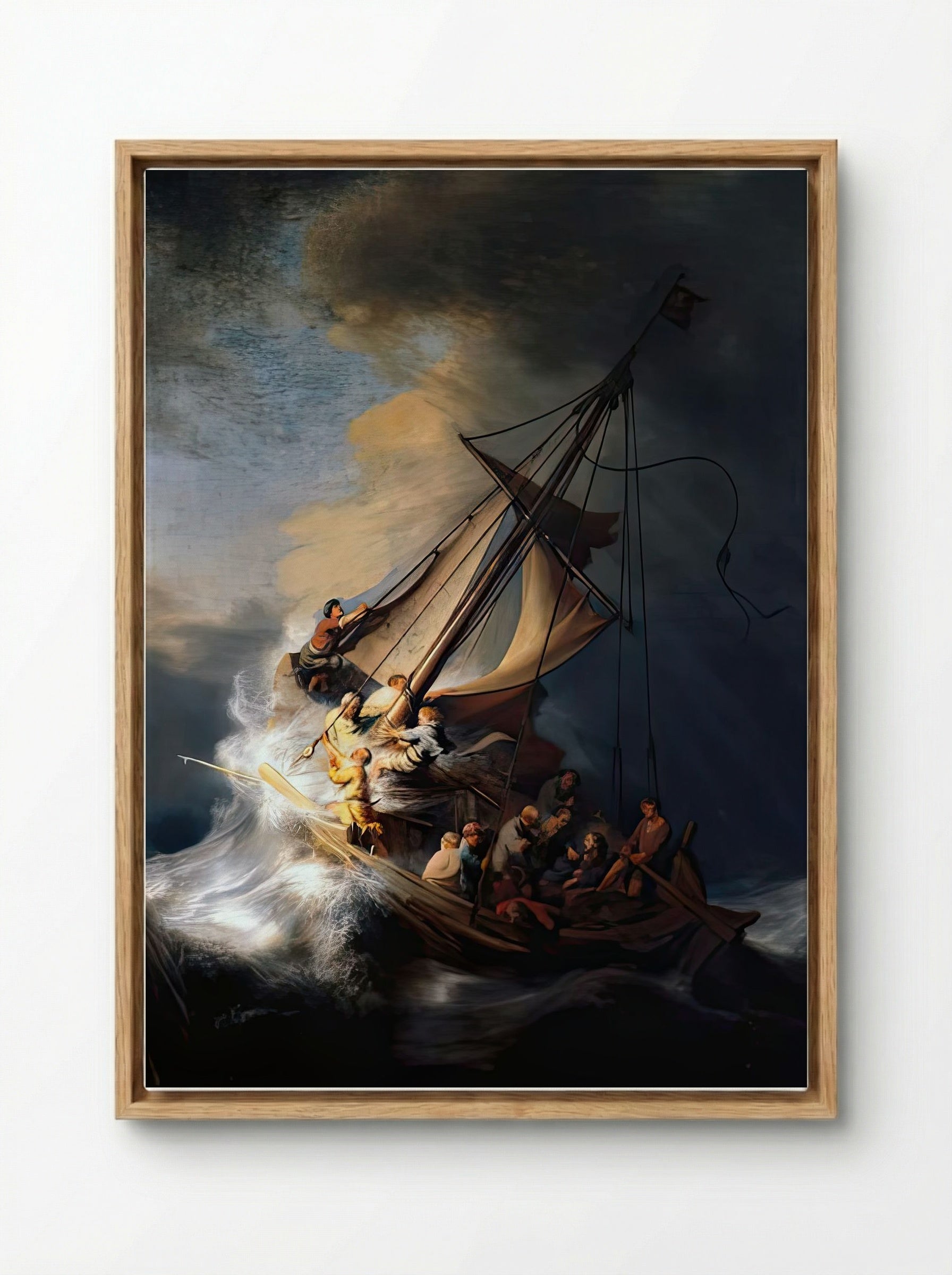 The Storm on the Sea of Galilee - Rembrandt van Rijn - The Storm on the Sea of Galilee_Framed-Canvas_Wood_CompositorV1_1769815729919