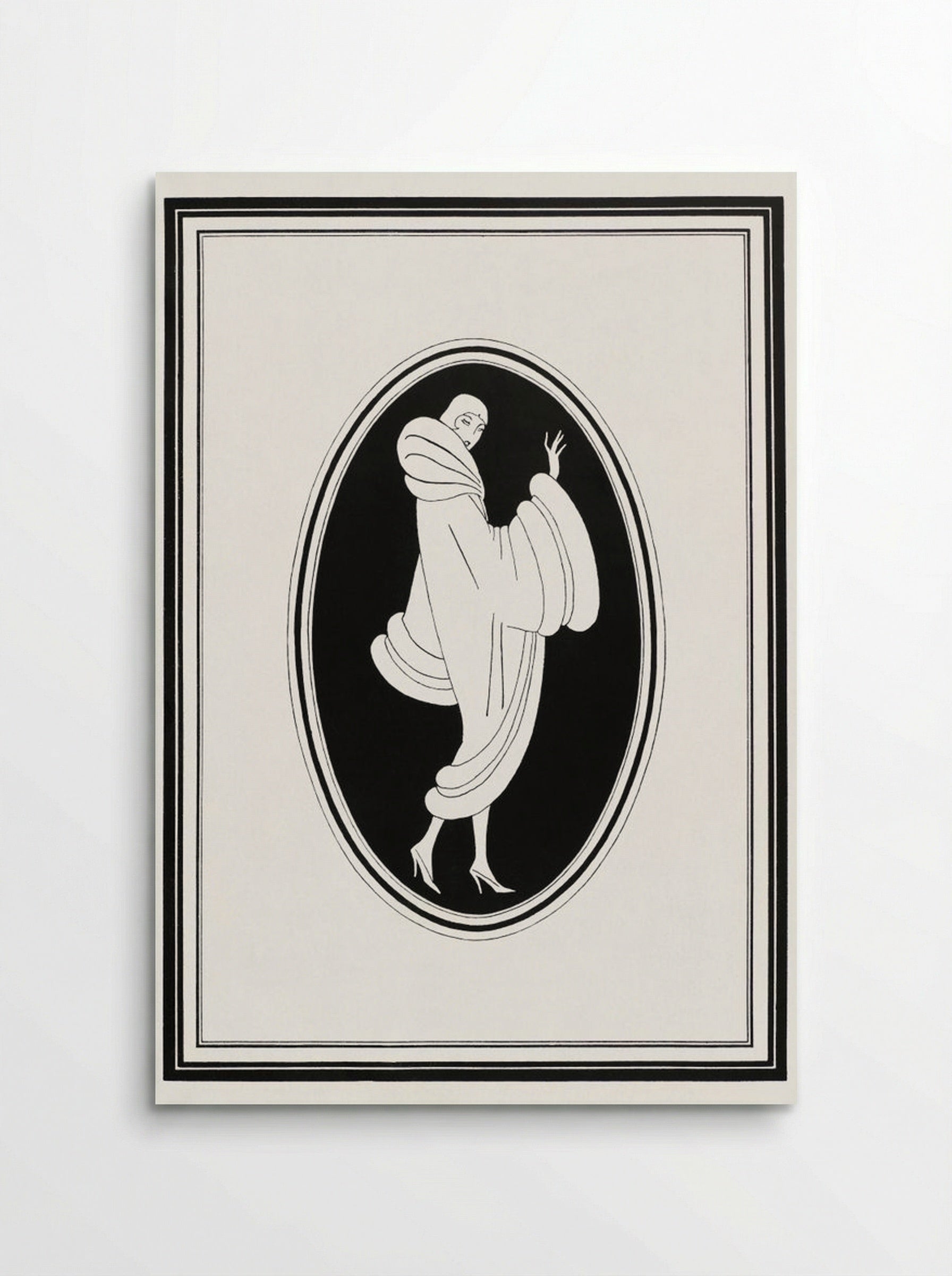 Advertisement for Brandt's Fur Coat - Fine Art Print - Poster