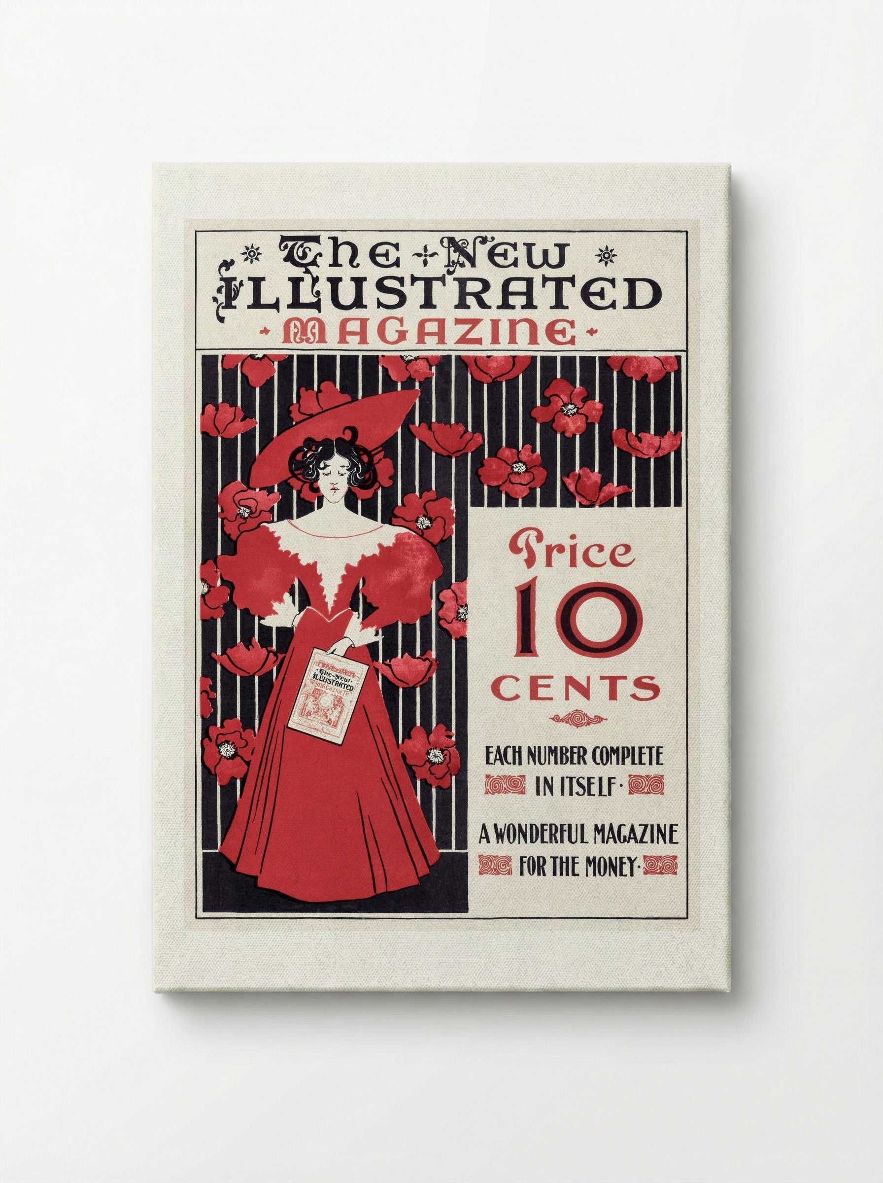The New Illustrated Magazine (Cover Design) - Ethel Reed - Canvas