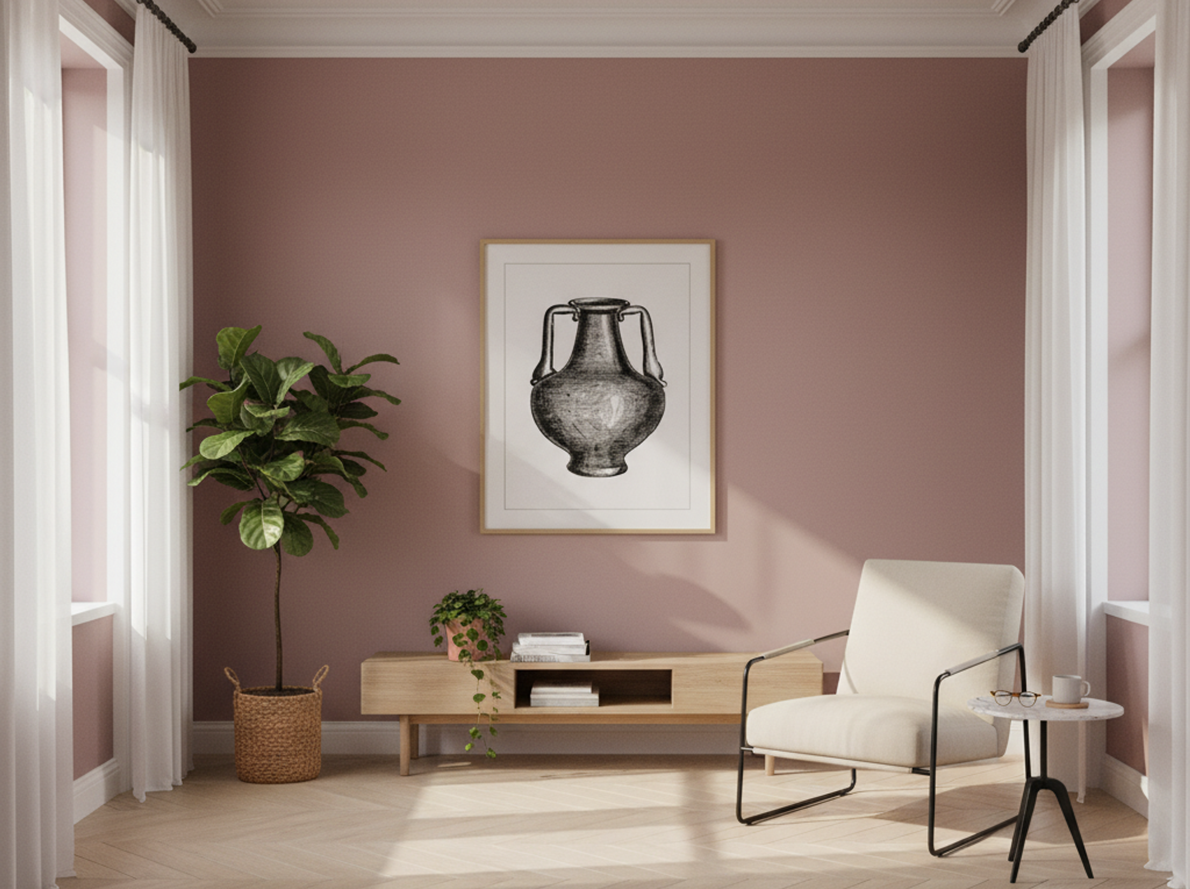 Classical Amphora - Fine Art Print - Lifestyle