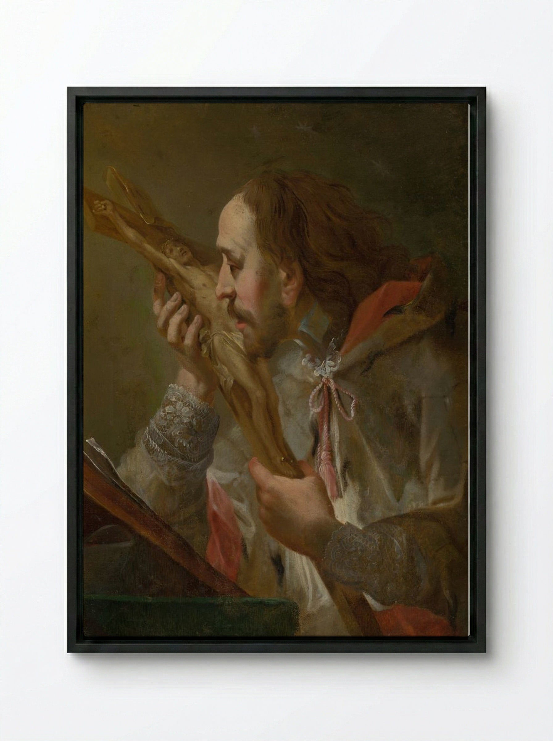 St. Ignatius of Loyola - Peter Paul Rubens - Framed Canvas Black