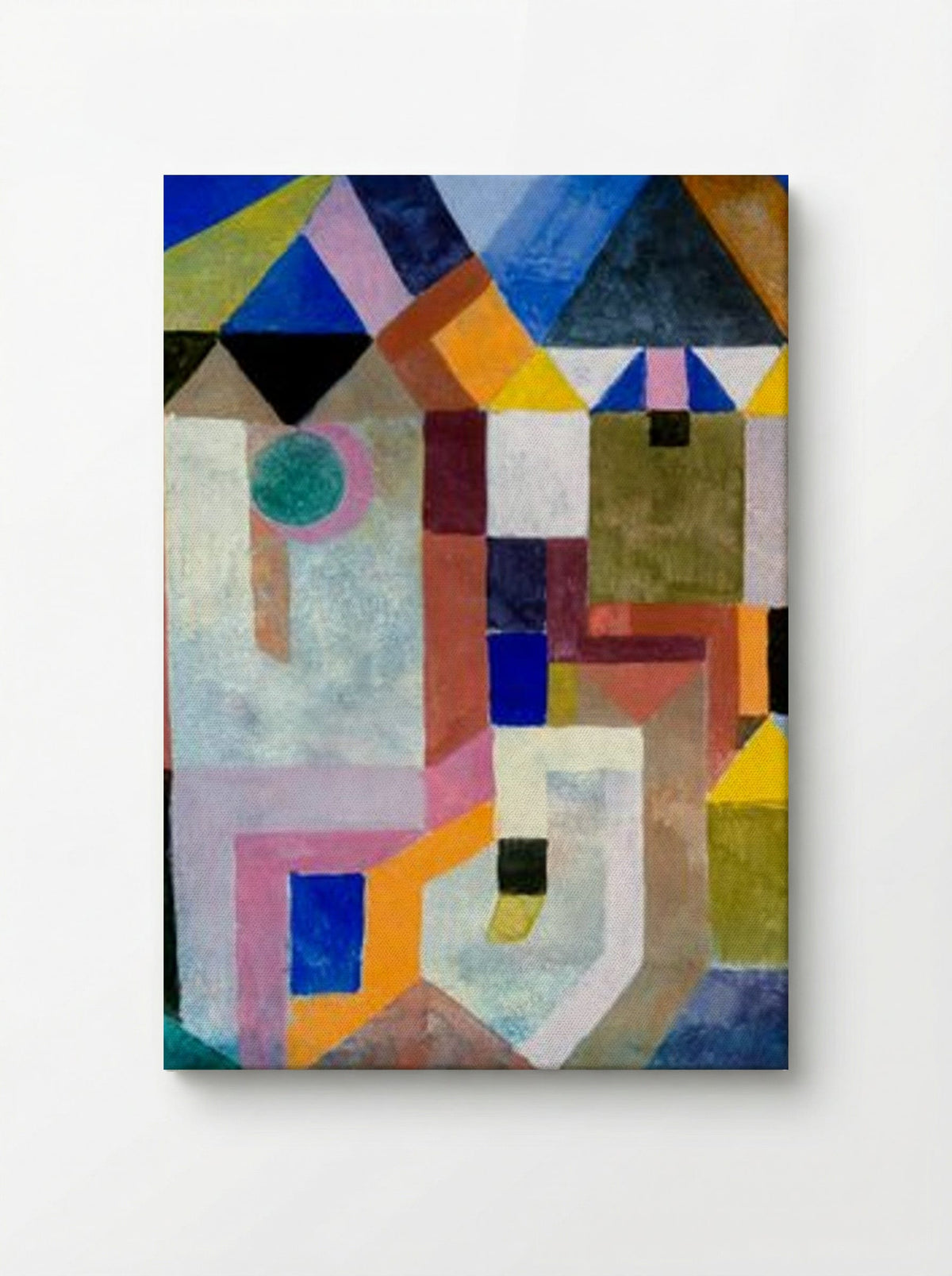 Colorful Architecture - Paul Klee - Canvas