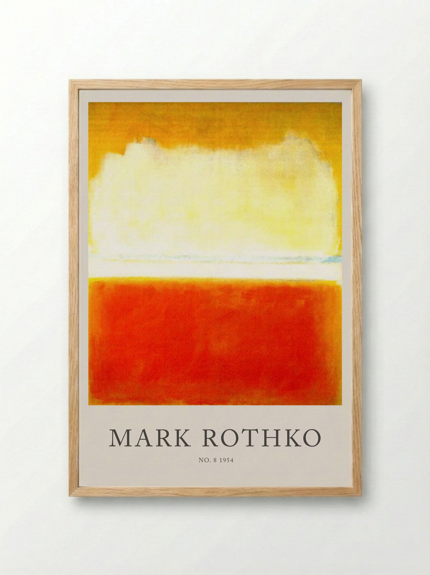 No. 8 - Mark Rothko - Framed Print Wood