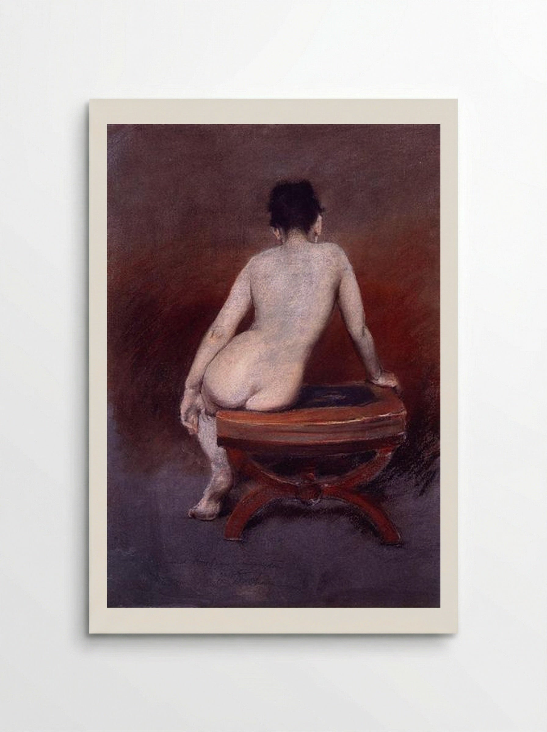 Back of a Nude - William Merritt Chase - Poster