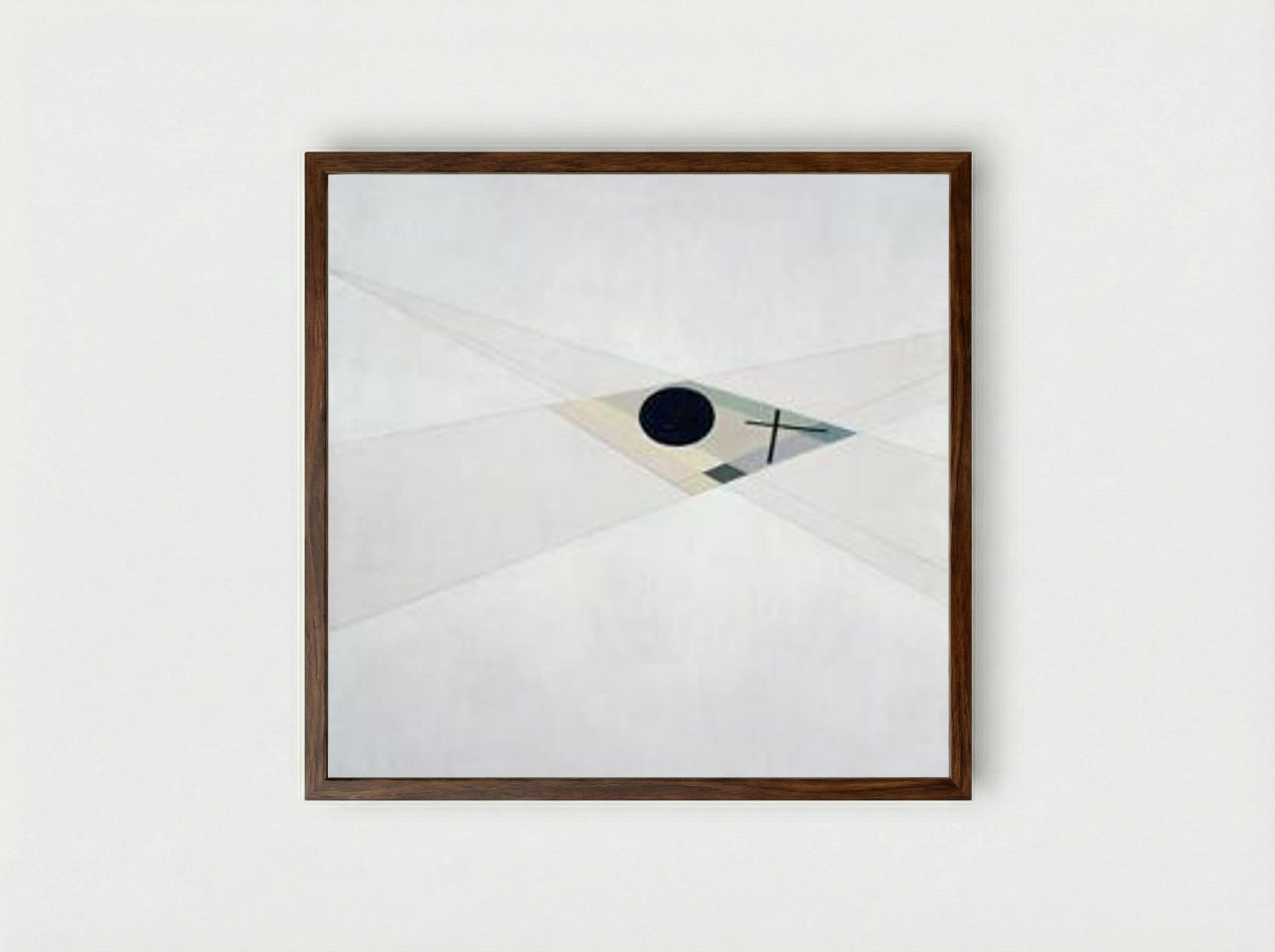 AXL II - László Moholy-Nagy - Framed Print Dark Wood