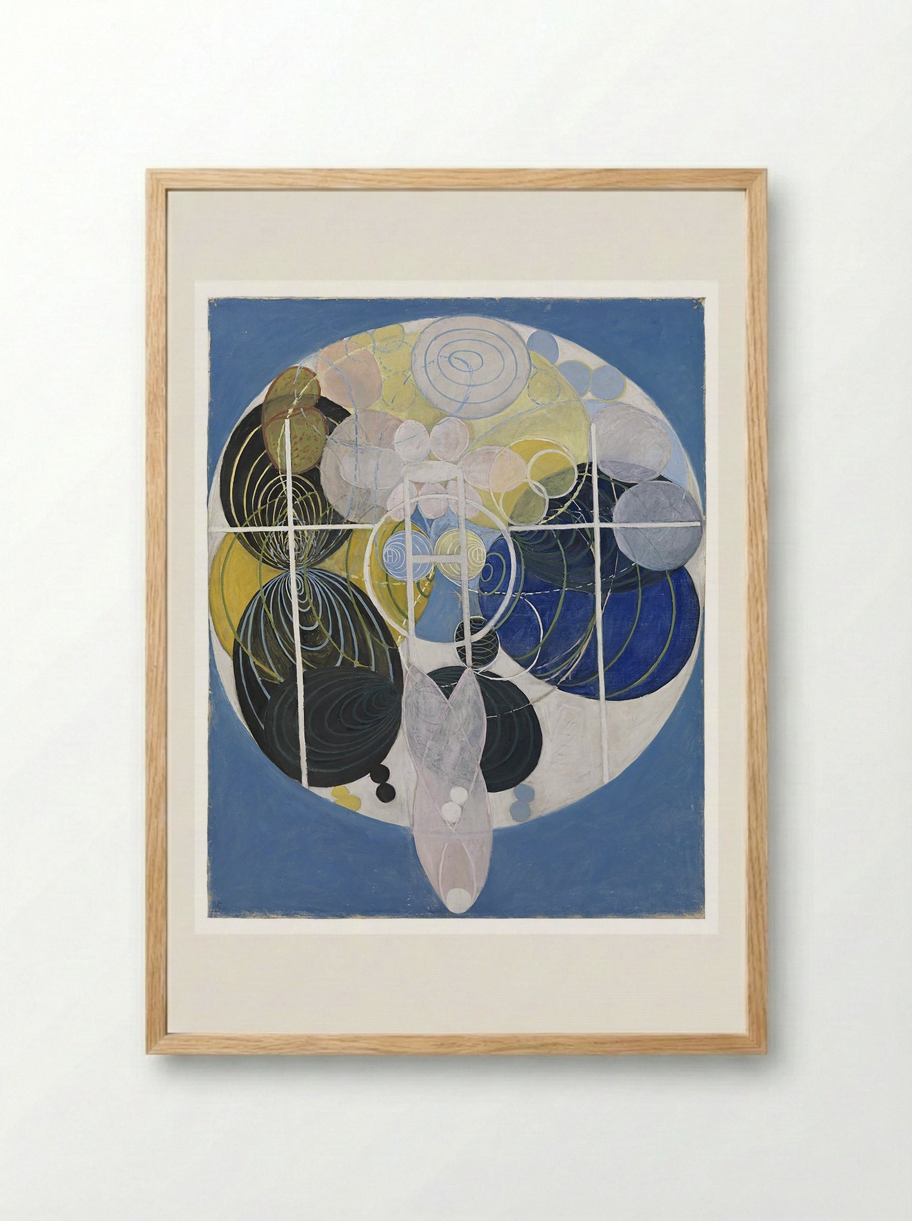 The Large Figure Paintings, No. 5 - Hilma af Klint - Framed Print Wood