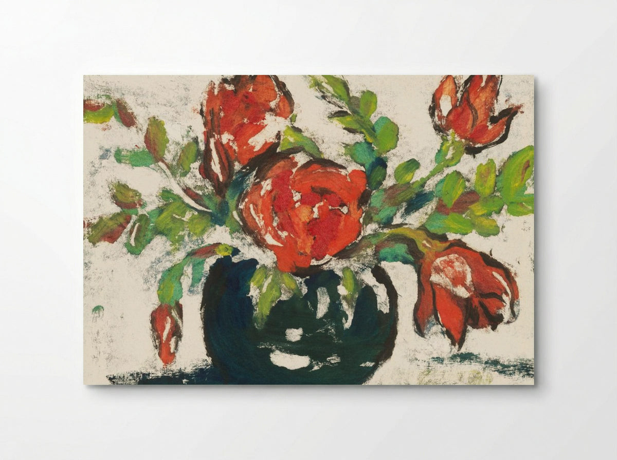 Bouquet in Flower Vase - Karl Hofer - Poster