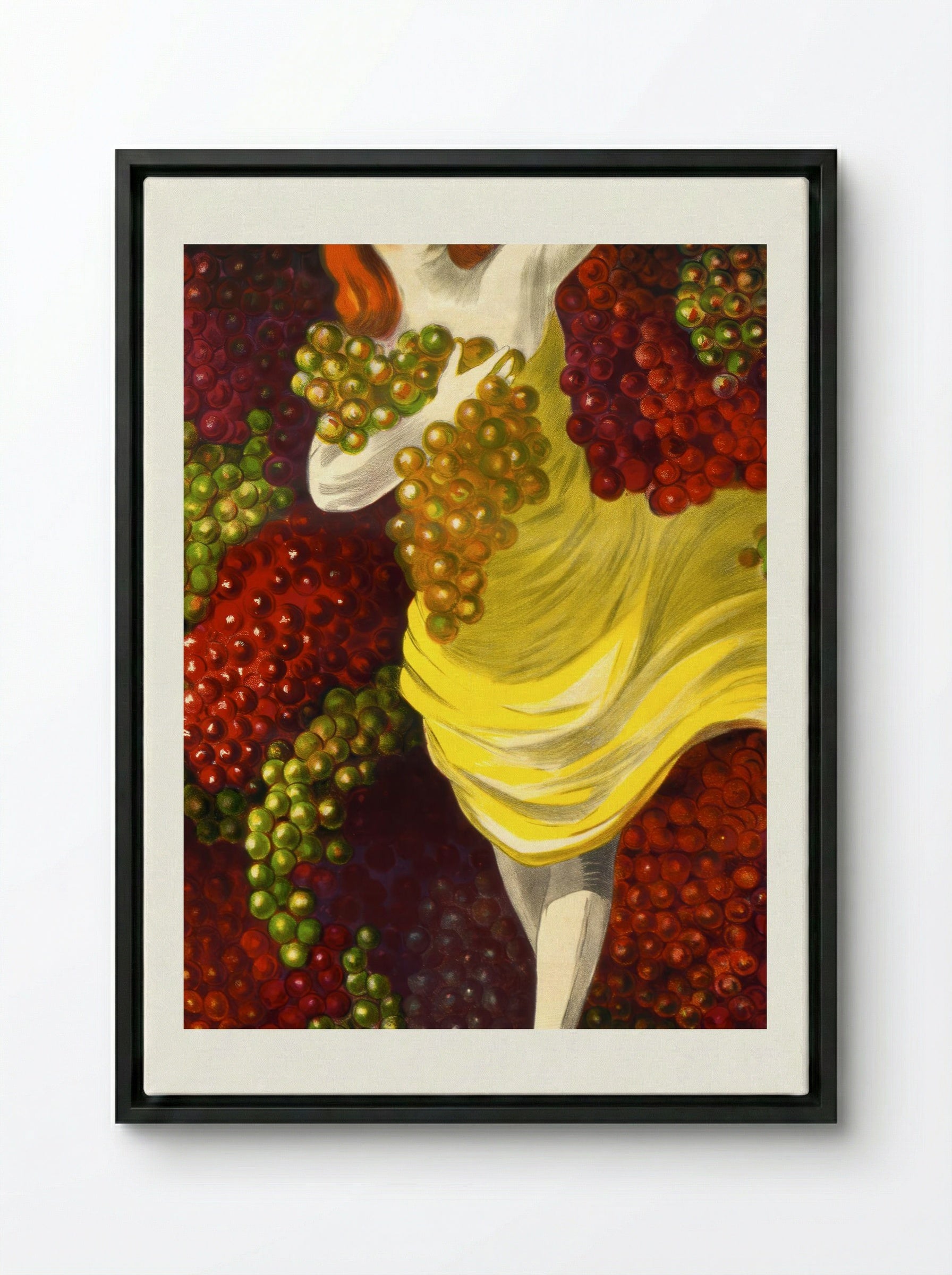Liqueur Cordial-Médoc - G. A. Jourde - Bordeaux - Leonetto Cappiello - Framed Canvas Black