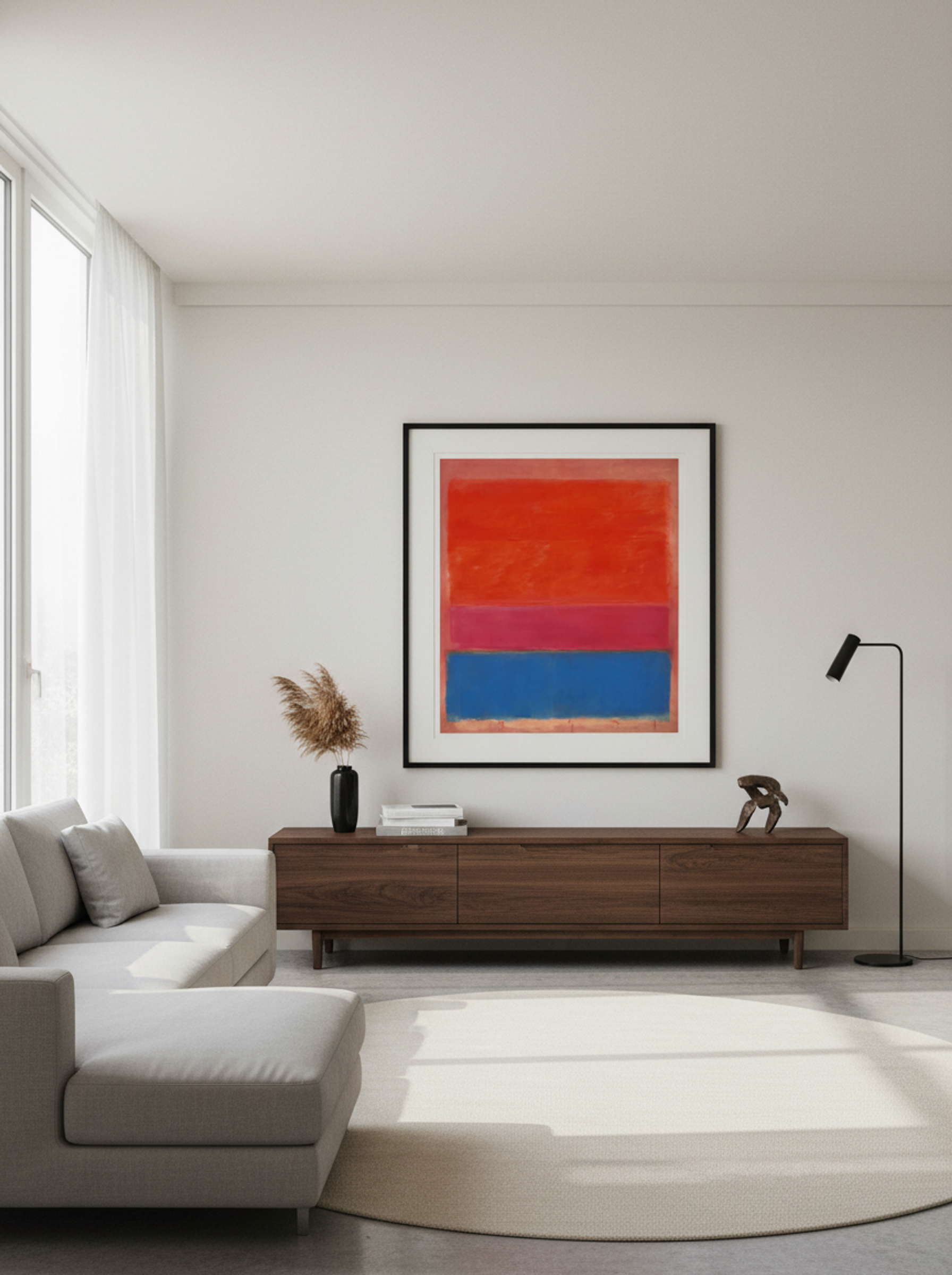 No. 1 (Royal Red and Blue) - Mark Rothko - Lifestyle