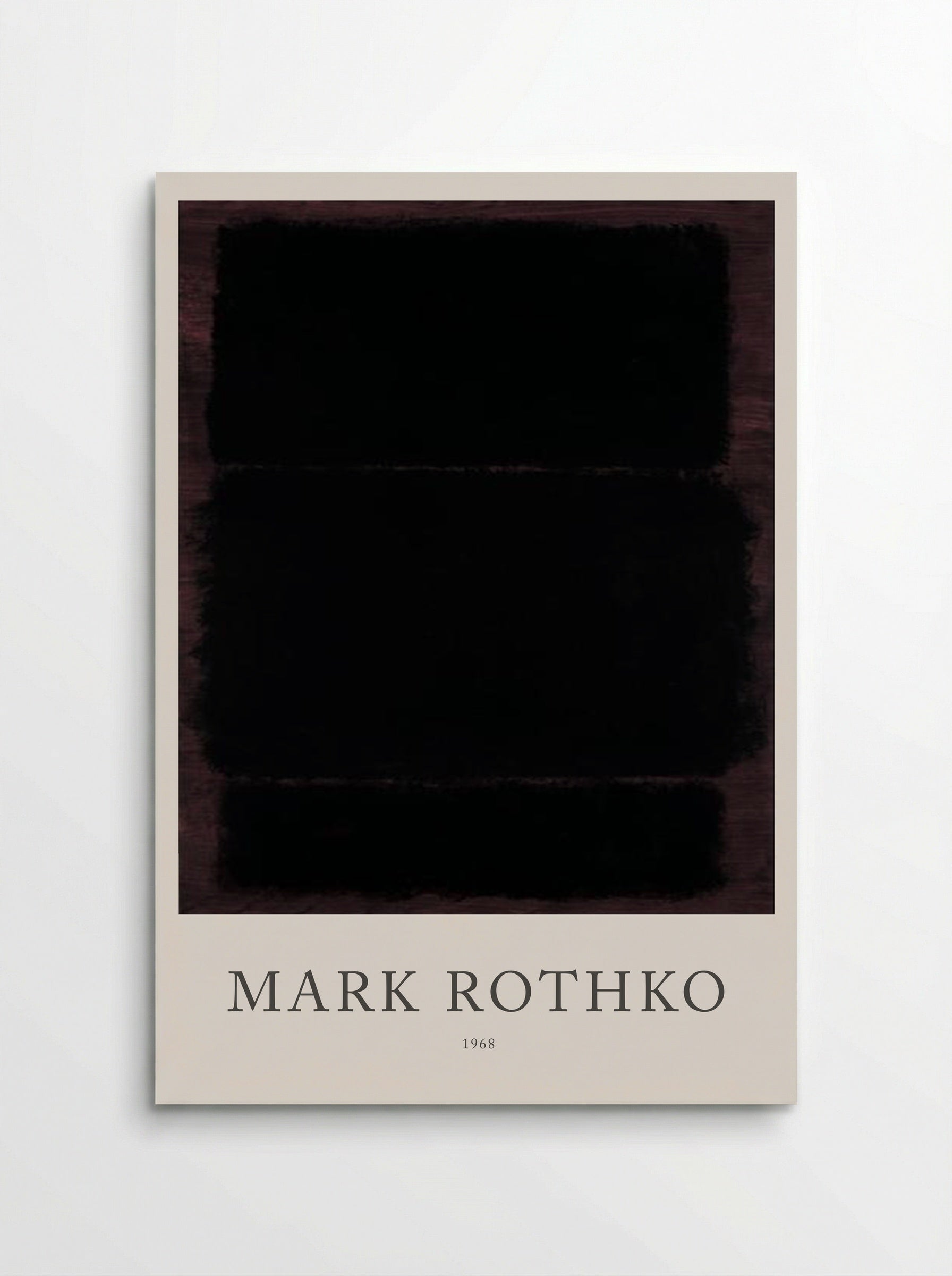 Untitled (Three Black Rectangles) - Mark Rothko - Poster