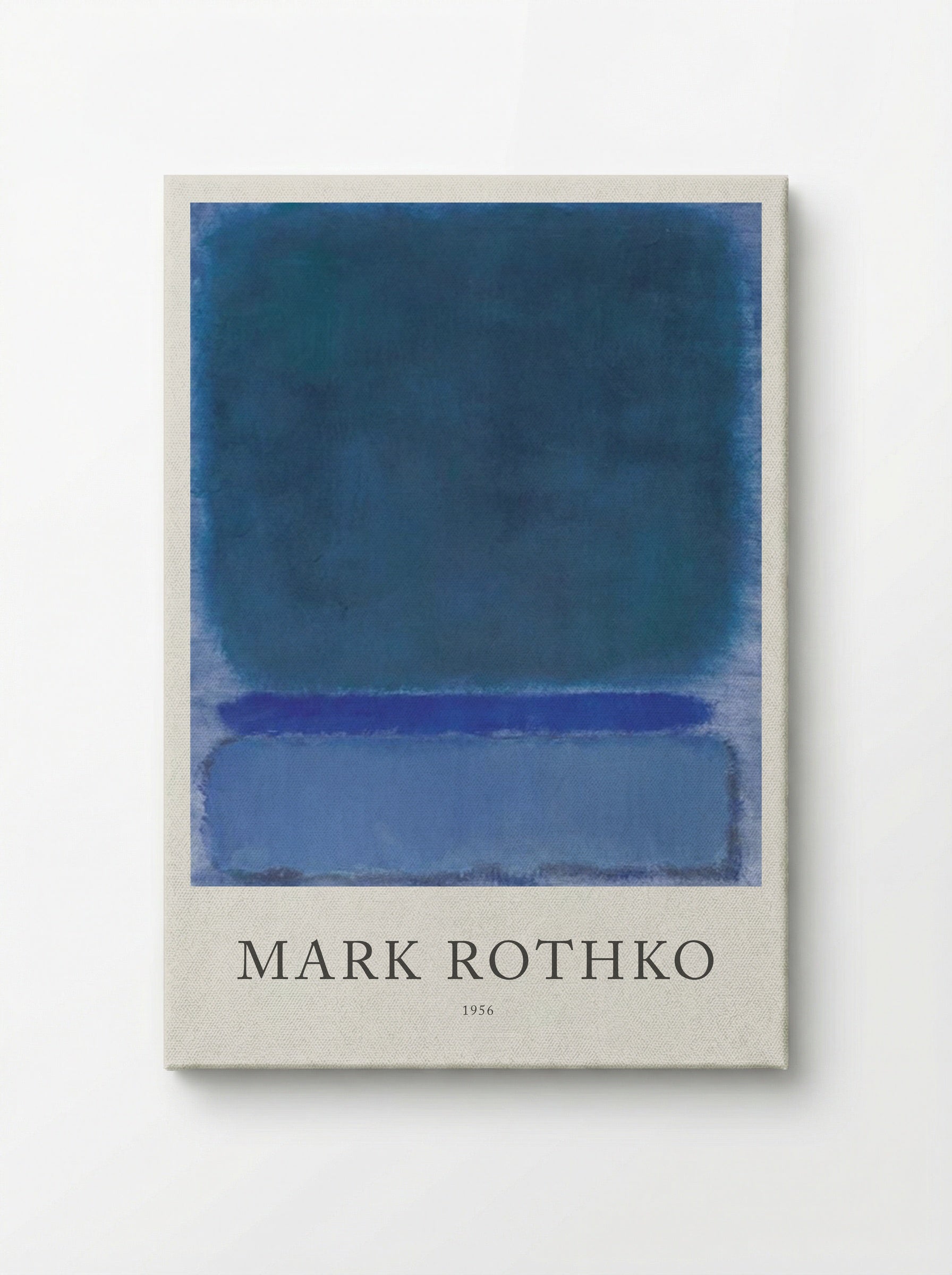 Untitled (Blue, Green and Blue) - Mark Rothko - Canvas
