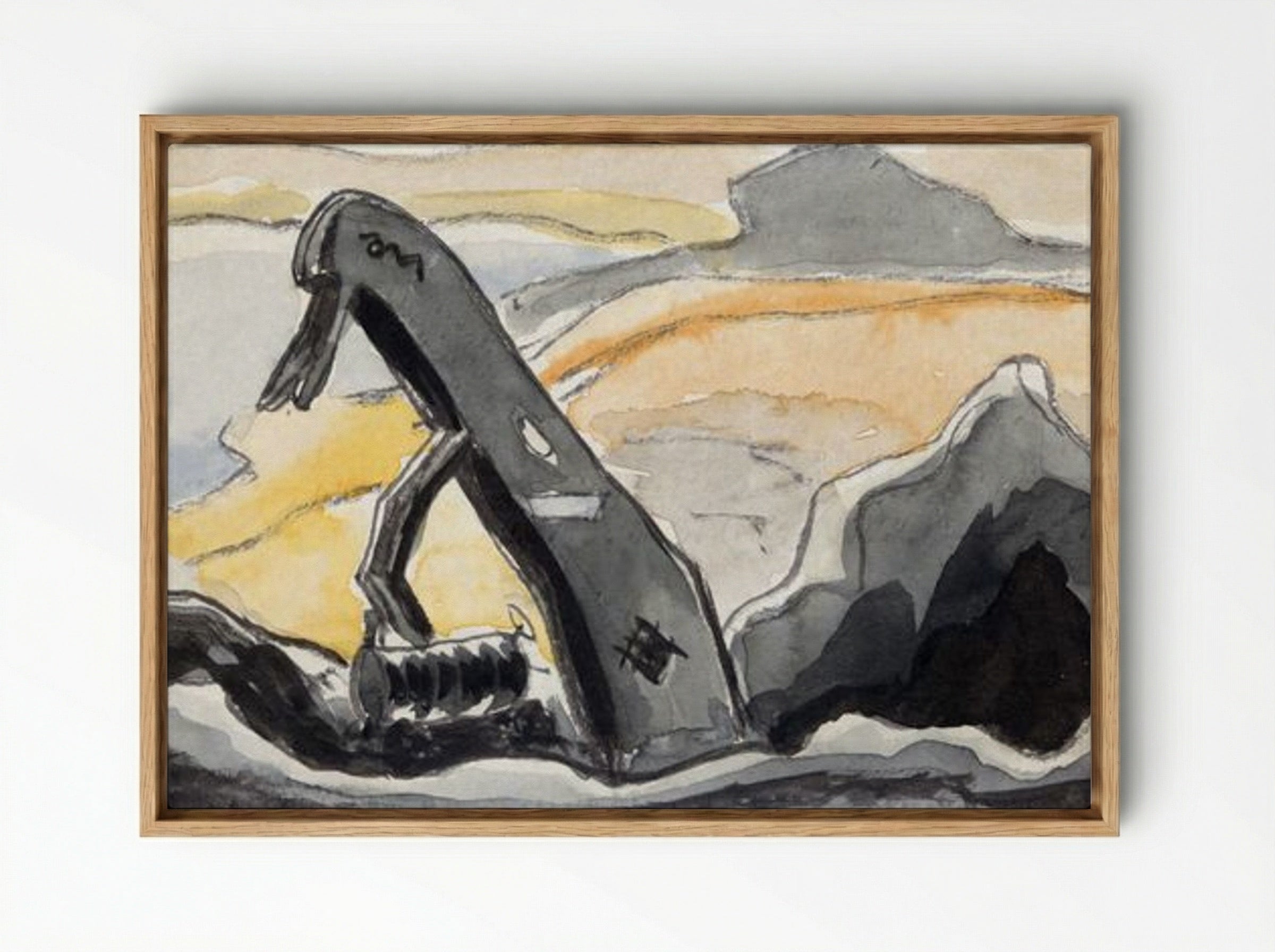 Steam Shovel, Port Washington - Arthur Dove - Framed Canvas Wood
