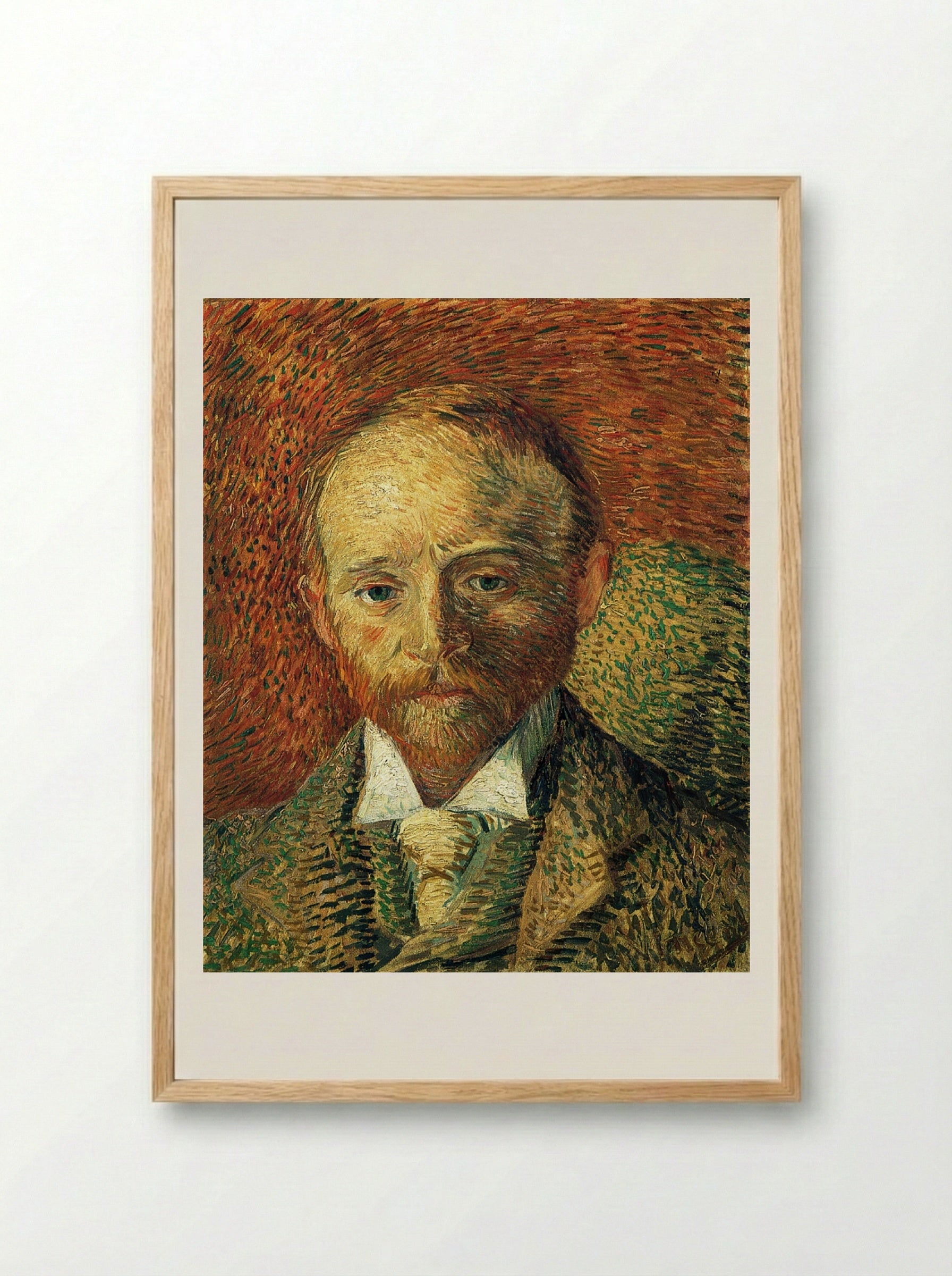Portrait of Alexander Reid - Vincent van Gogh - Framed Print Wood