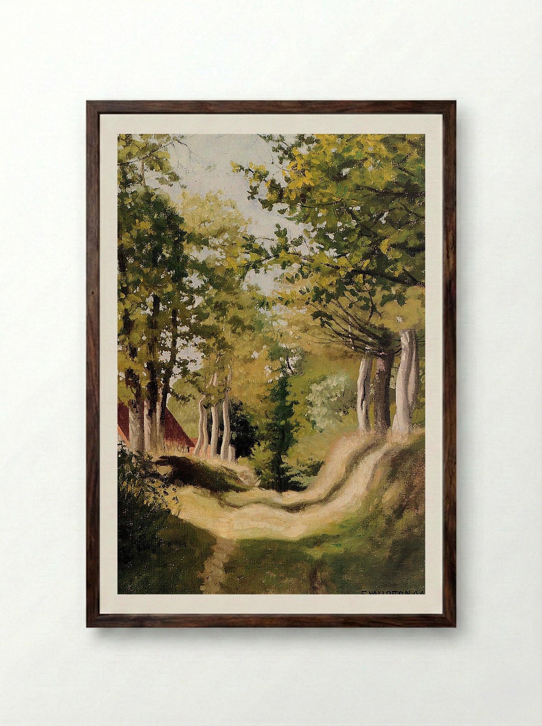 Undergrowth - Félix Vallotton - Framed Print Dark Wood