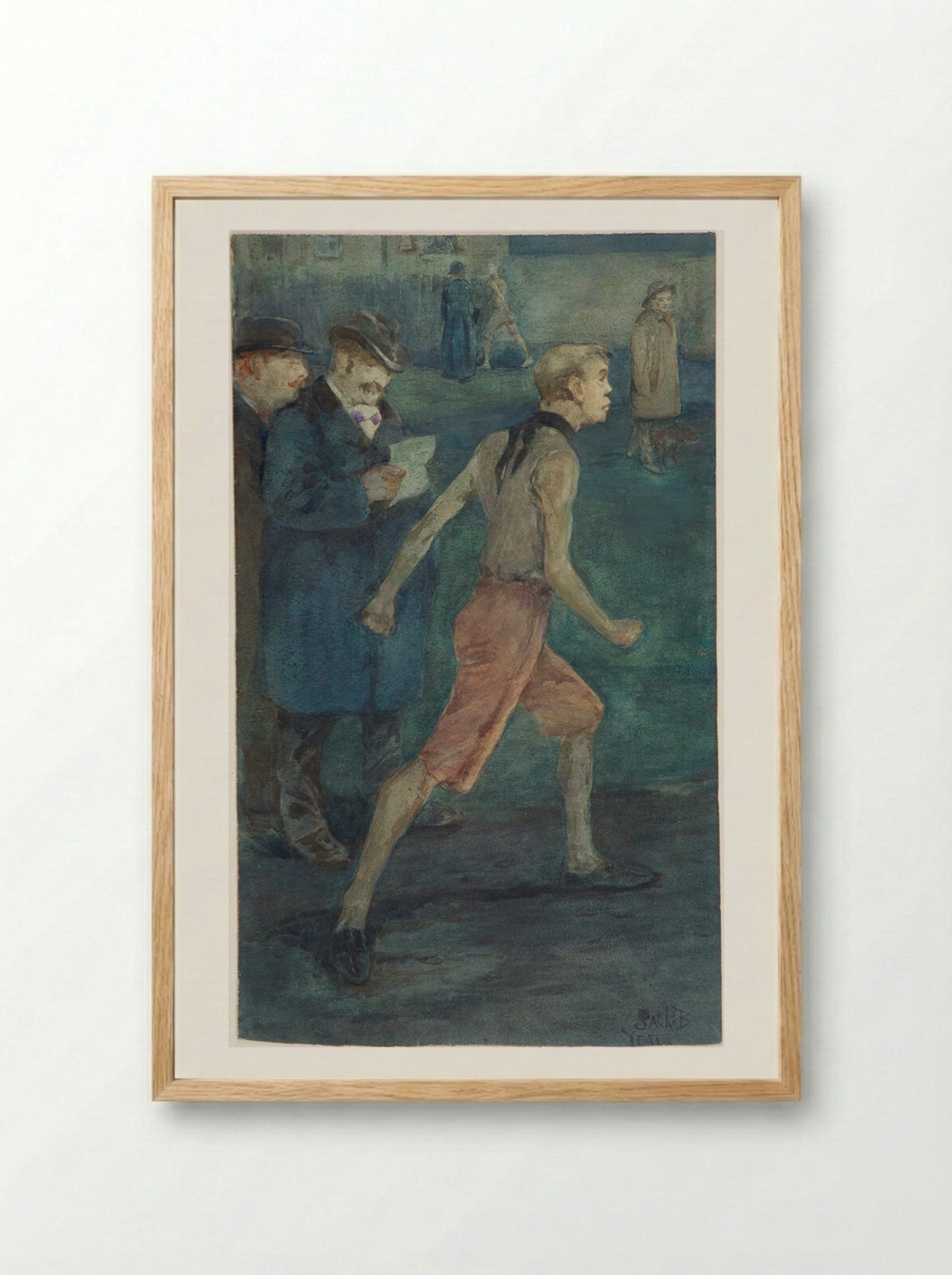 The Champion - Jack Butler Yeats - Framed Print Wood