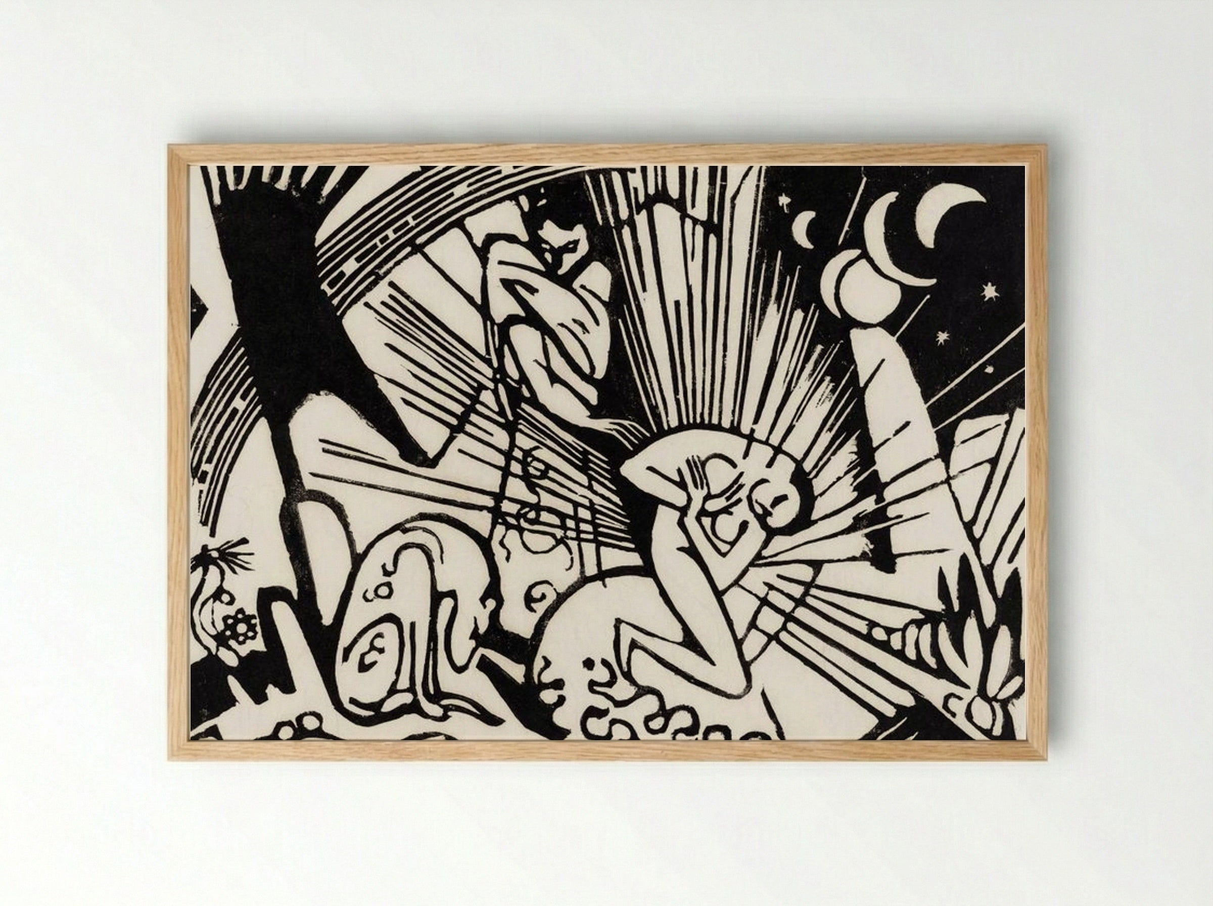 Reconciliation - Franz Marc - Framed Print Wood