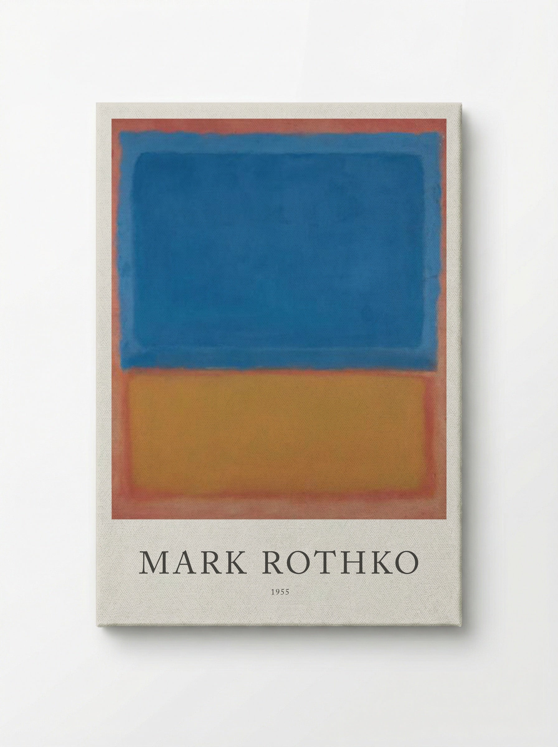 Untitled (Blue and Yellow Rectangles) - Mark Rothko - Canvas