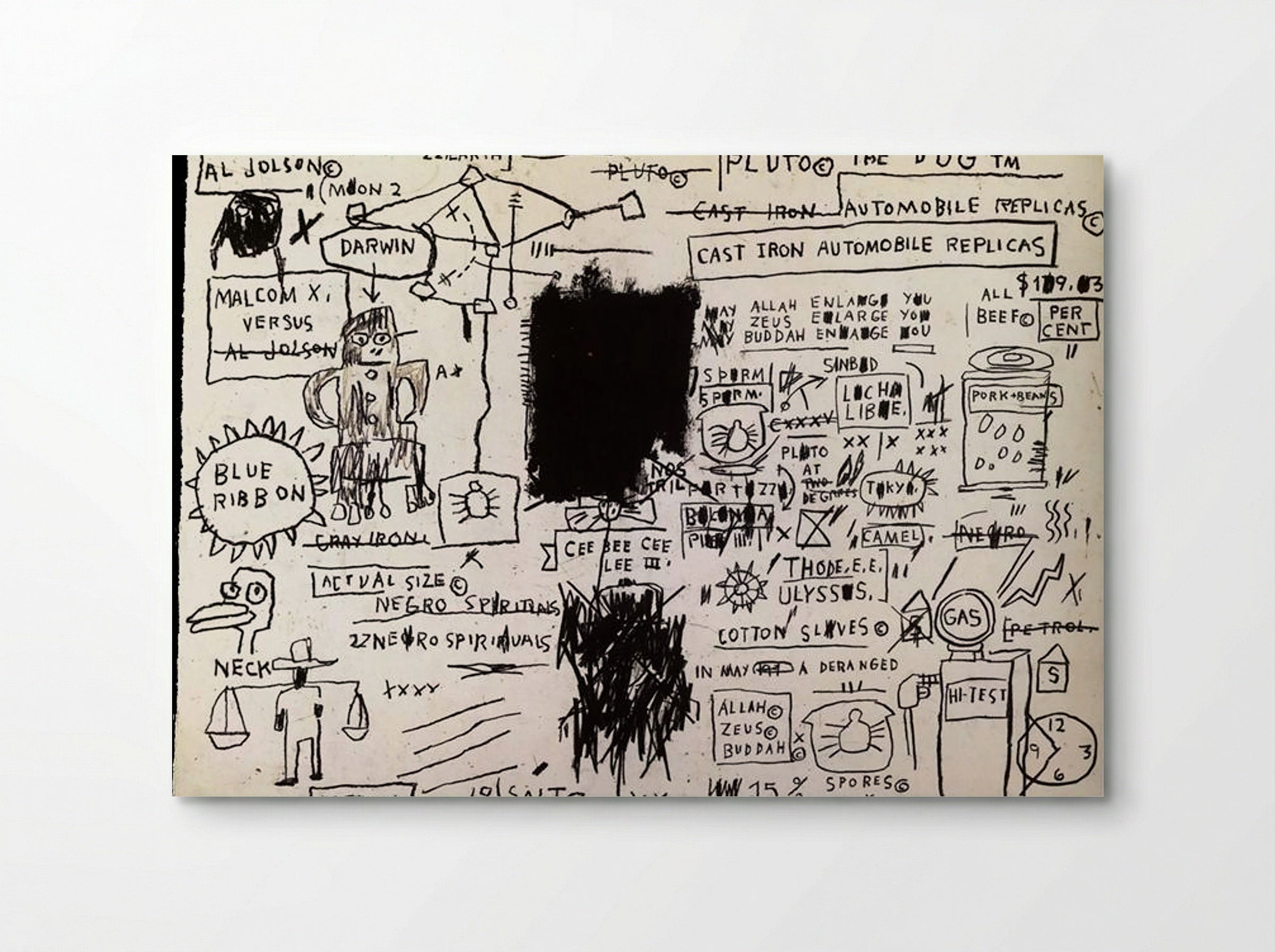 Replicas - Jean-Michel Basquiat - Poster