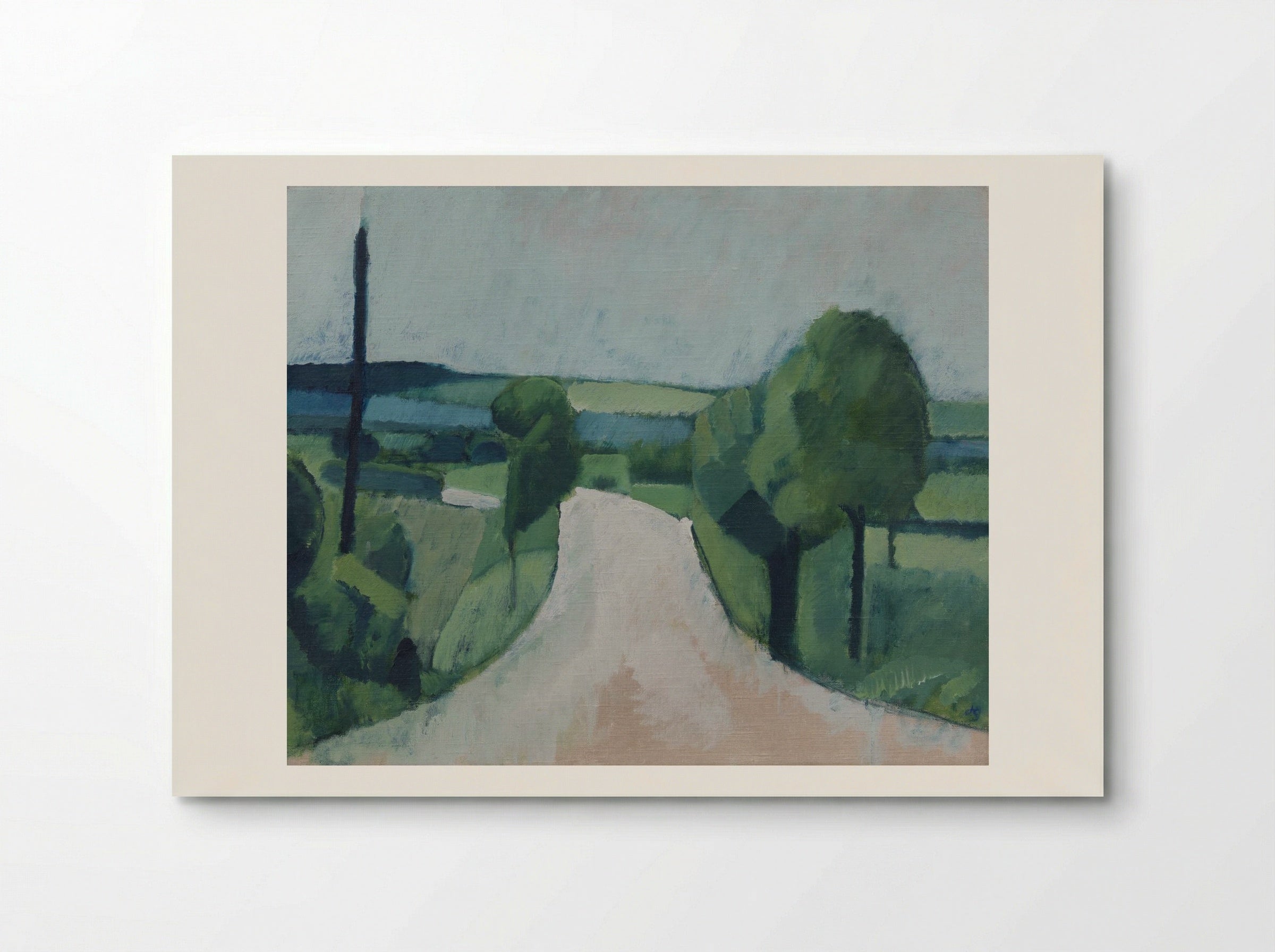 Road near Fåborg on Funen - Harald Giersing - Poster