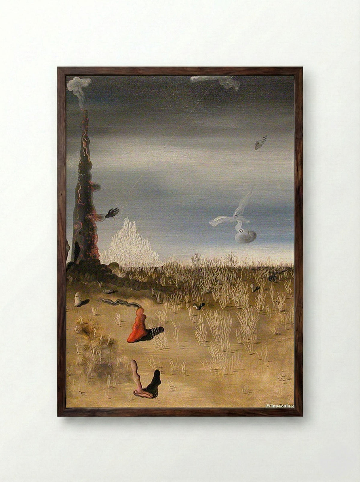 Extinction of Useless Lights - Remedios Varo - Framed Print Dark Wood