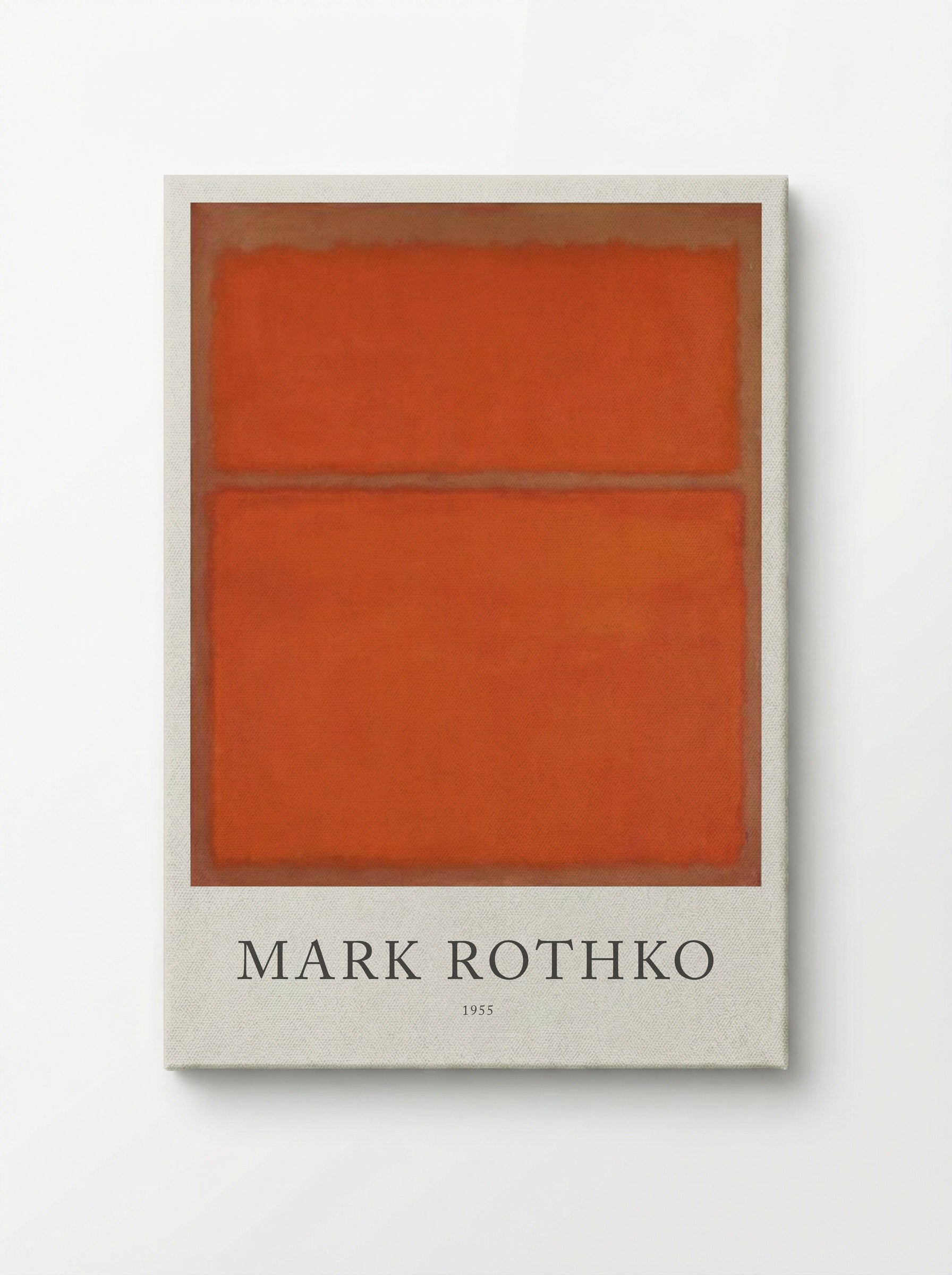 Untitled (Orange and Brown) - Mark Rothko - Canvas