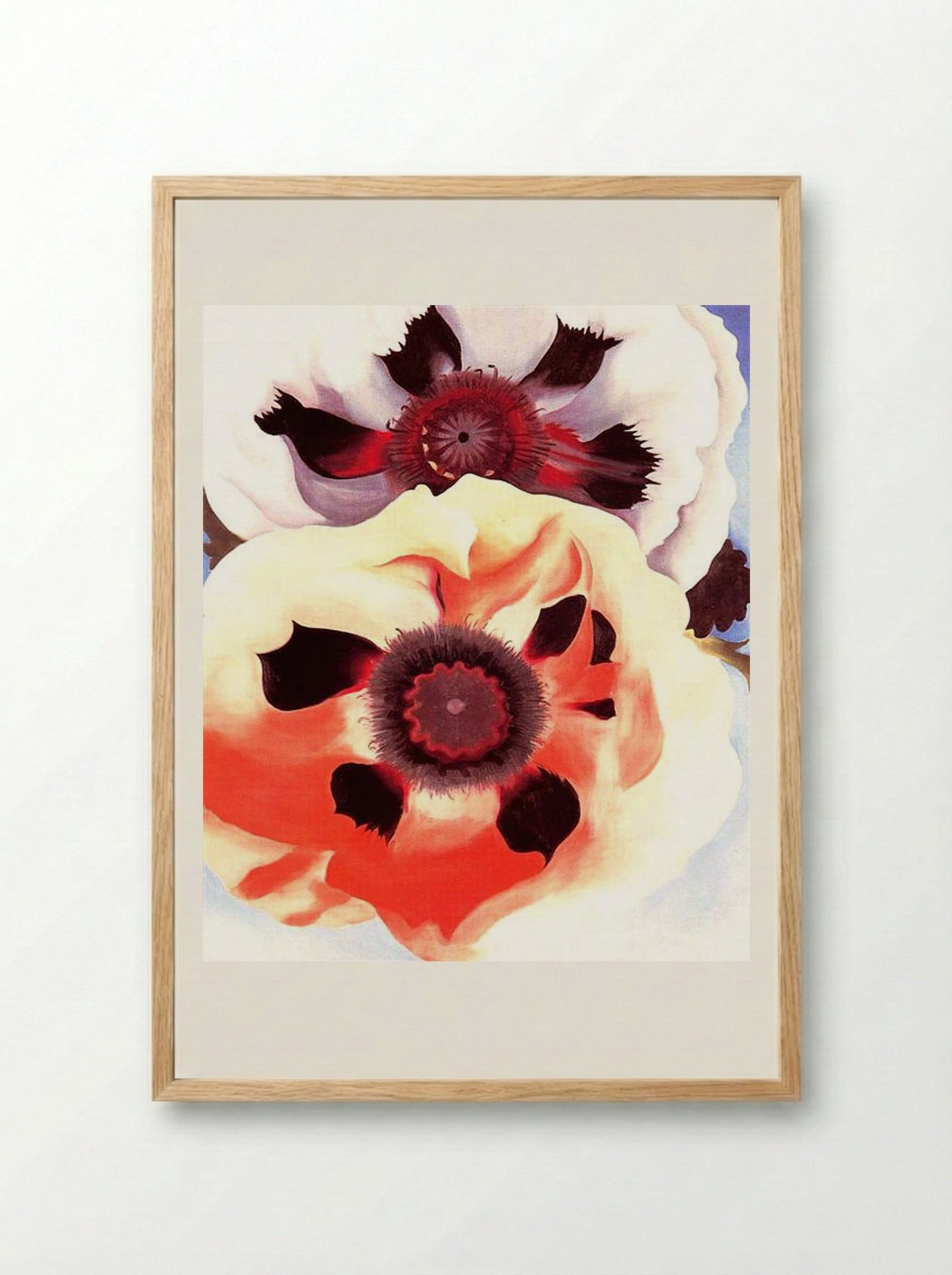 Poppies - Georgia O'Keeffe - Framed Print Wood