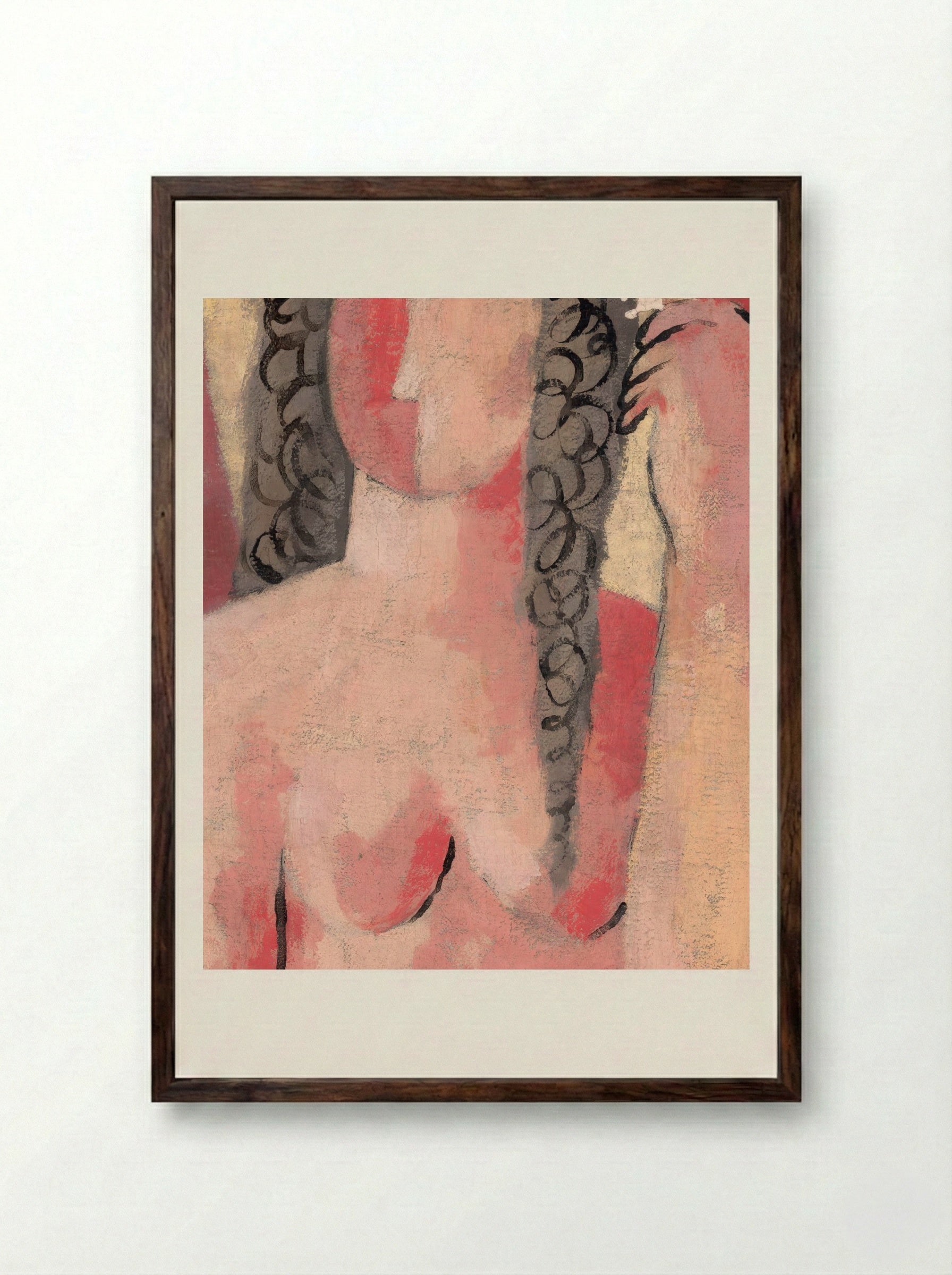 Grooming (Morning) - Mikuláš Galanda - Framed Print Dark Wood