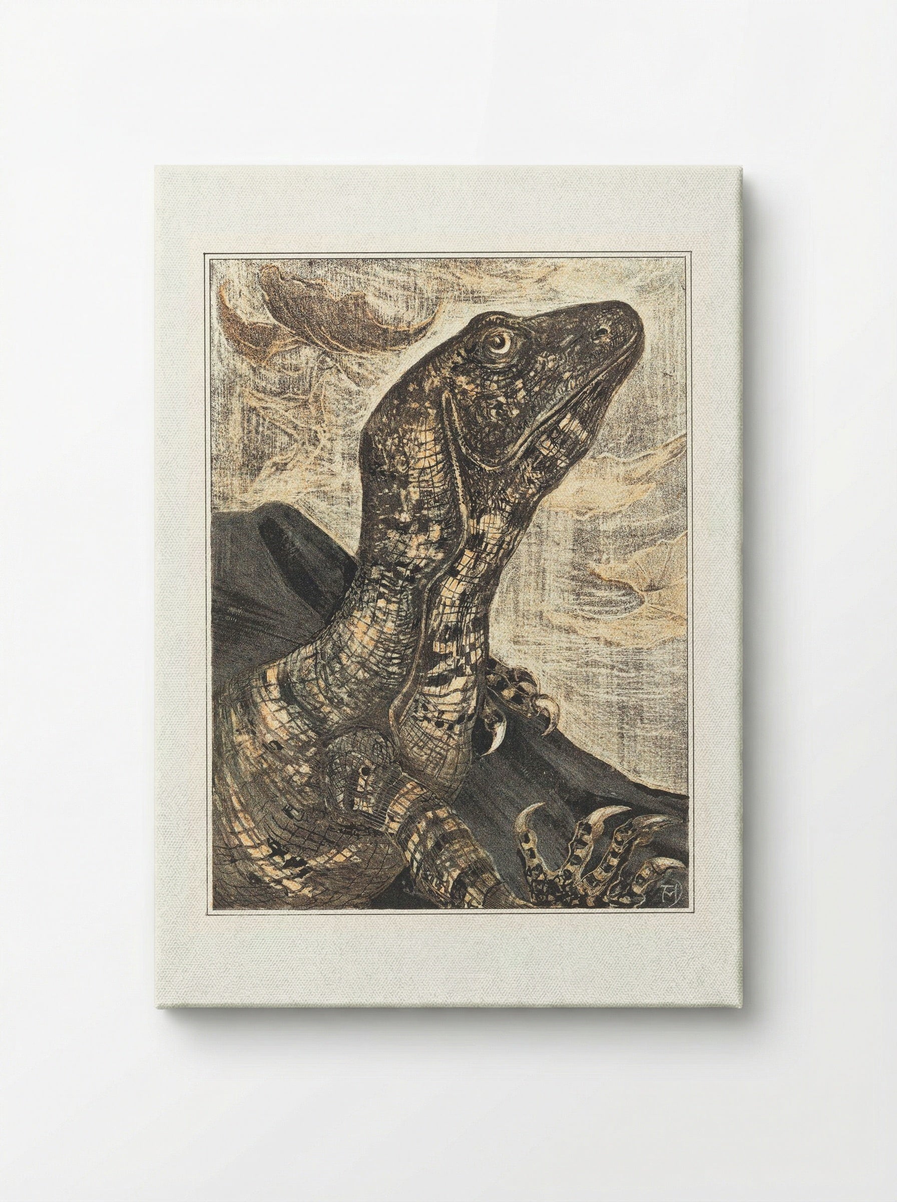 Leguaan (Monitor Lizard) - Theo van Hoytema - Canvas