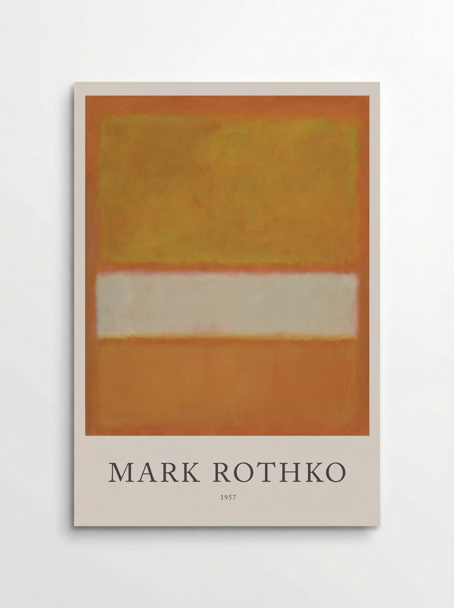 Untitled (Orange, White, and Orange) - Mark Rothko - Poster