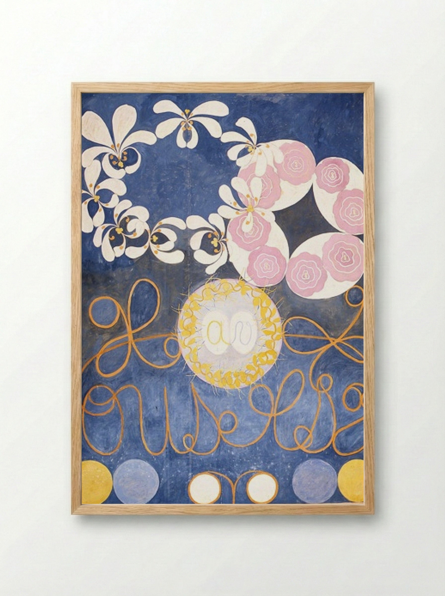 The Ten Largest, No. 7, Adulthood - Hilma af Klint - Framed Print Wood