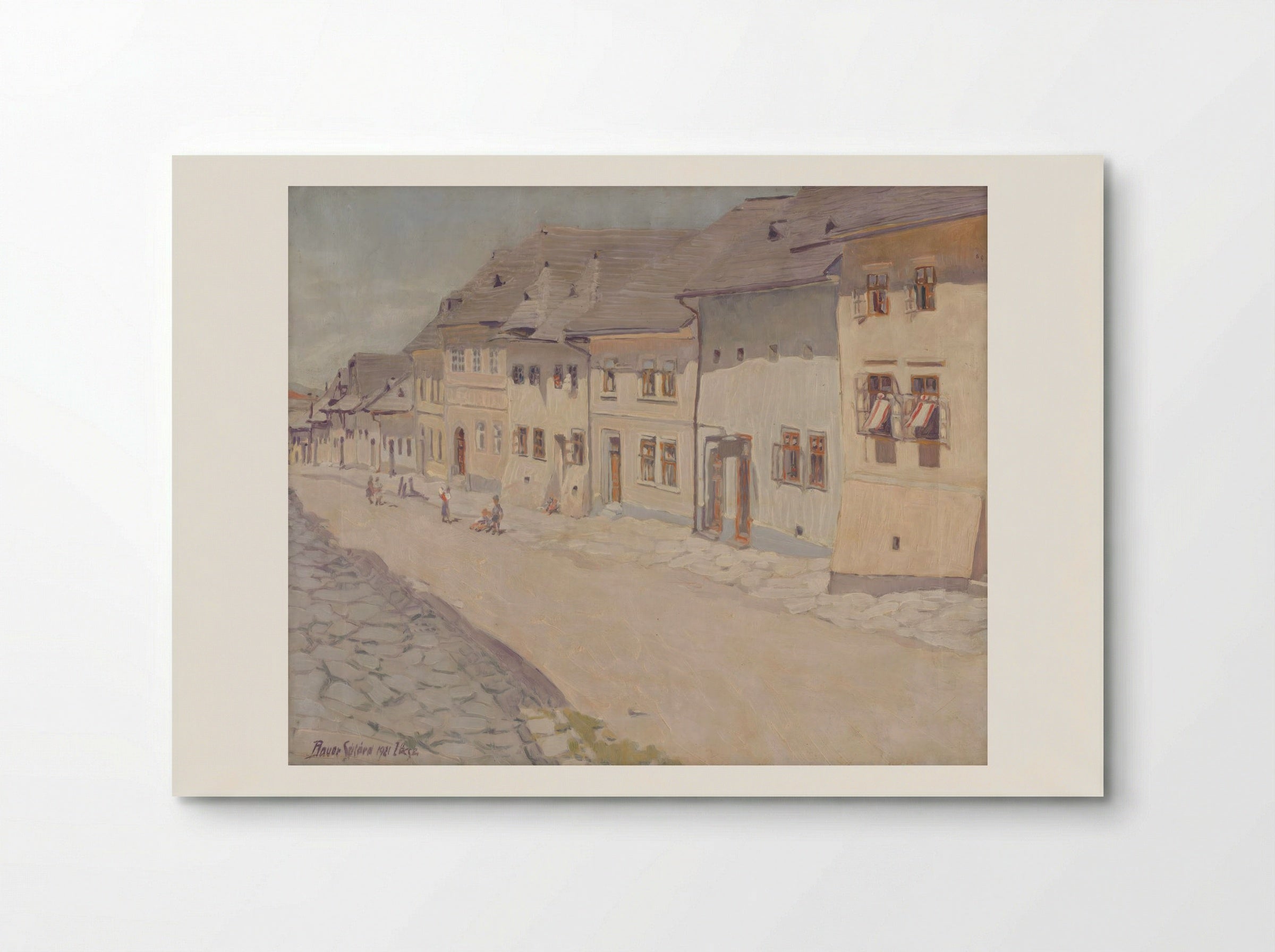 Street in Liptovský Svätý Mikuláš - Konštantín Bauer - Poster