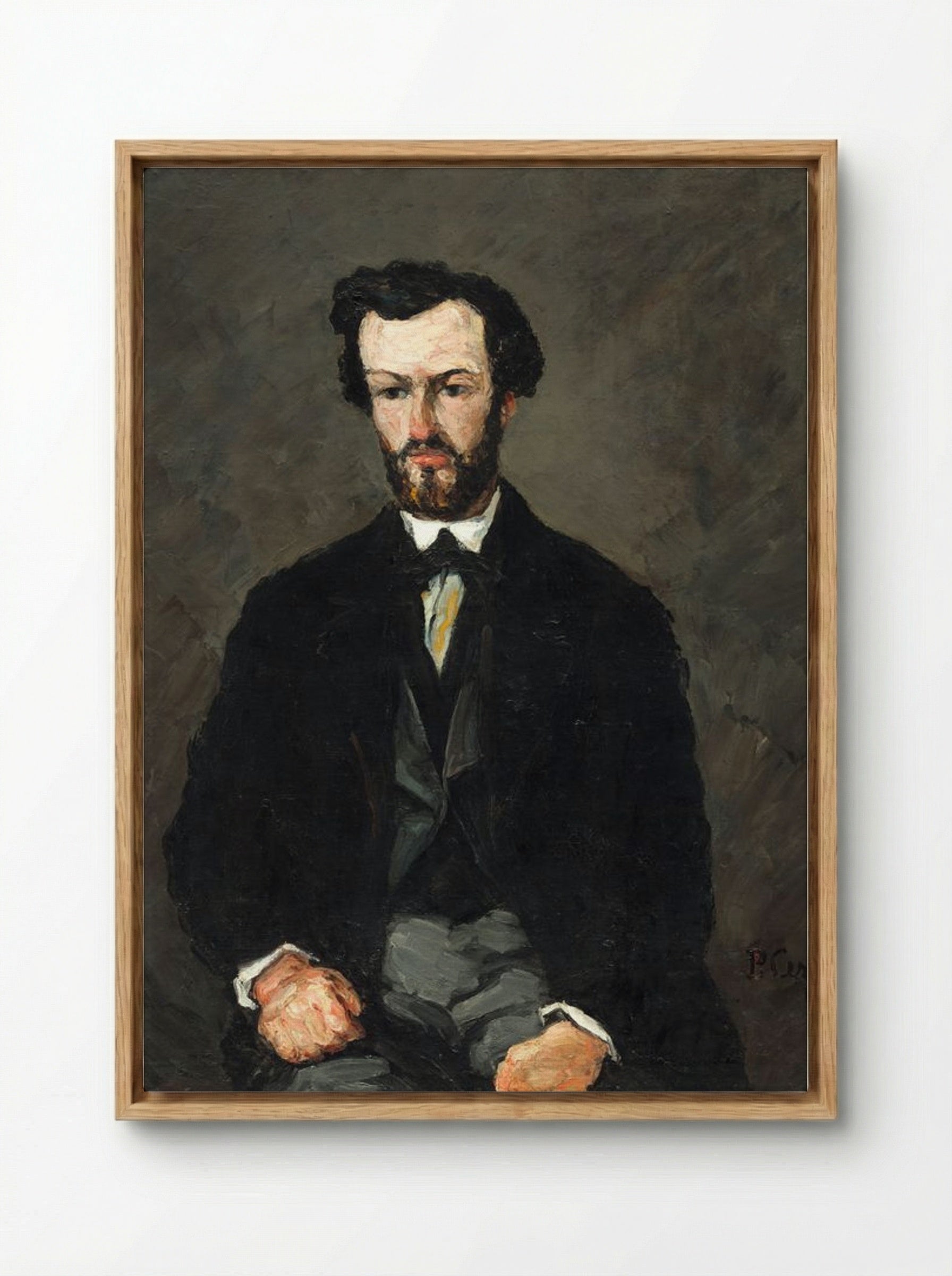 Antony Valabrègue - Paul Cézanne - Framed Canvas Wood