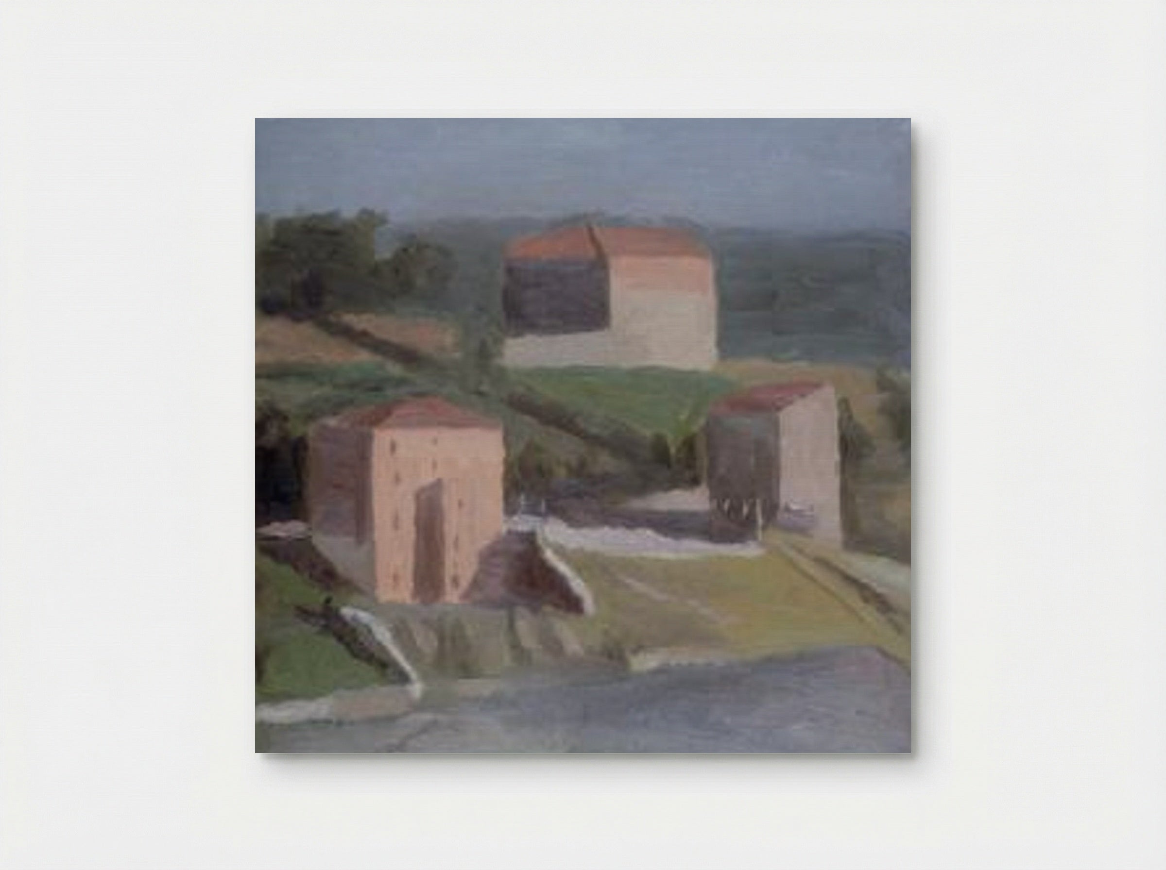 On the Outskirts of a Town - Giorgio Morandi - Poster