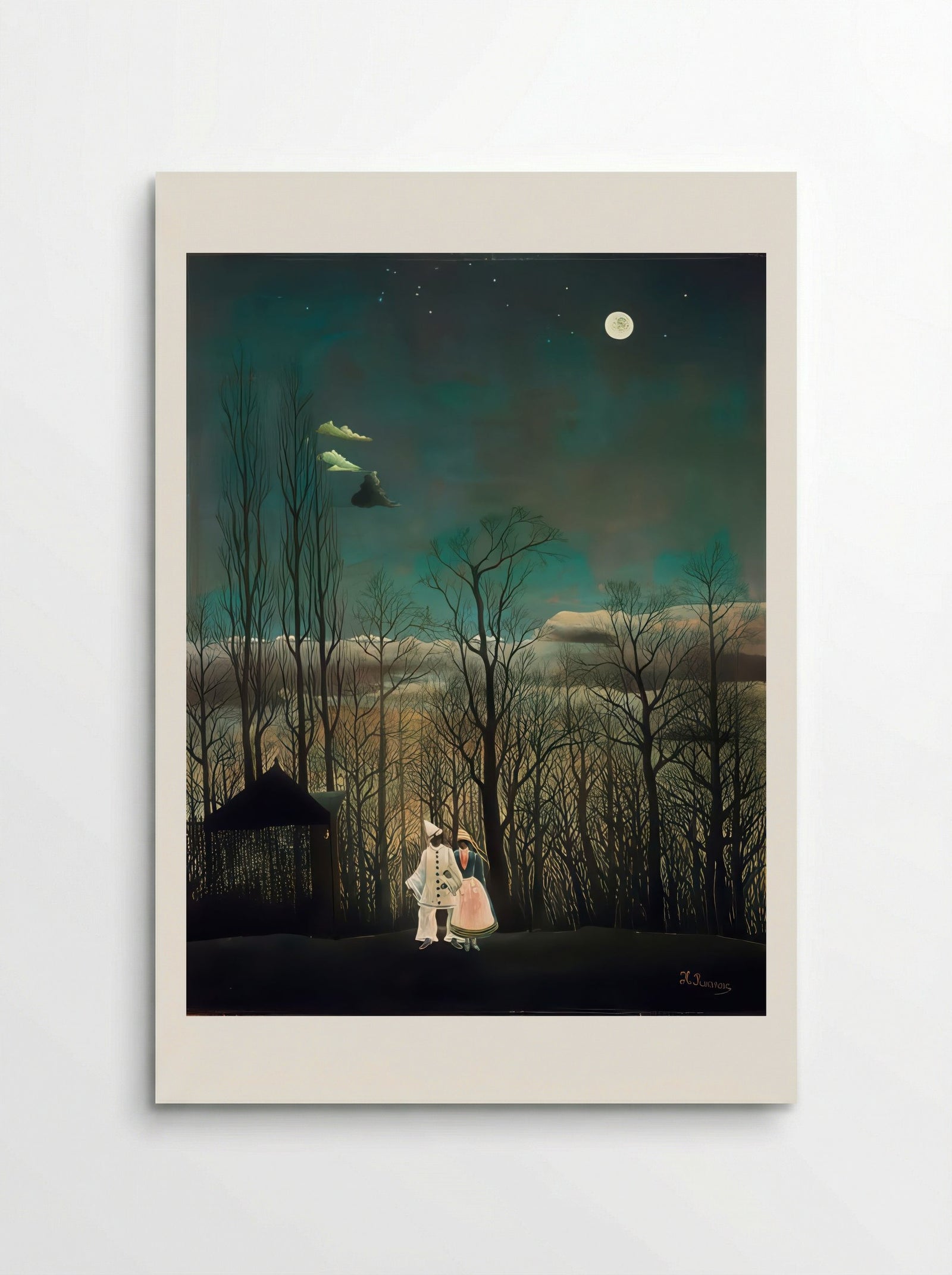 Carnival Evening by Henri Rousseau – Surreal Forest Landscape Art Print