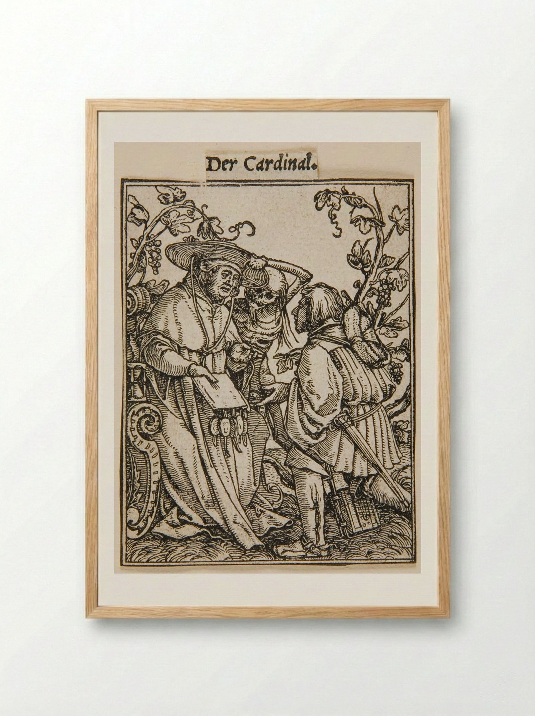 The Cardinal - Hans Holbein the Younger - Framed Print Wood
