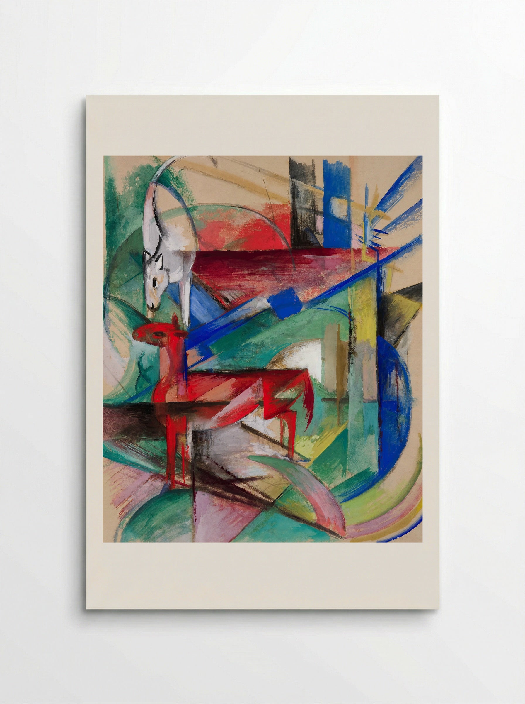 Landscape with Animals - Franz Marc - Poster