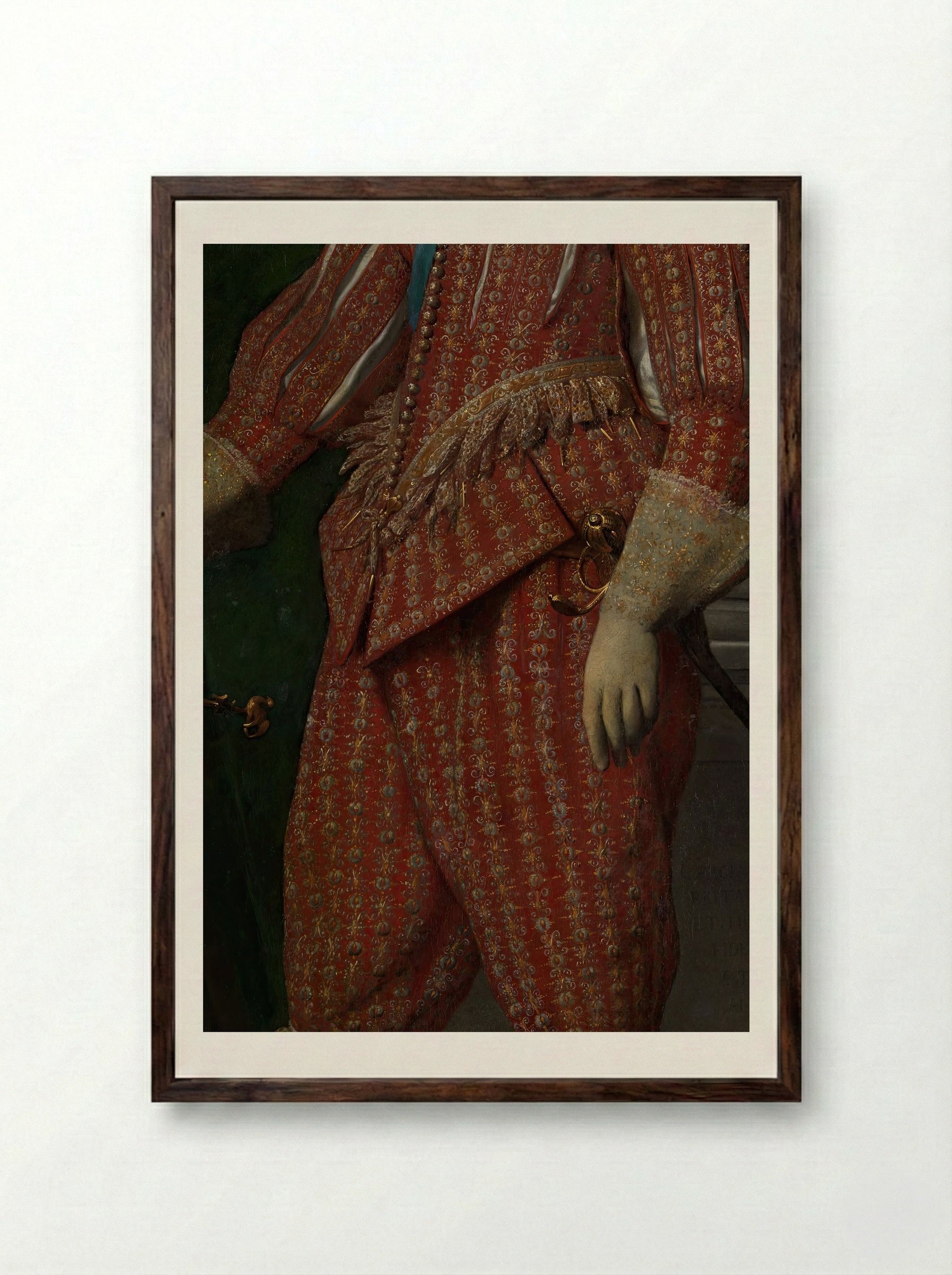 Charles I, King of England - Daniel Mijtens - Framed Print Dark Wood
